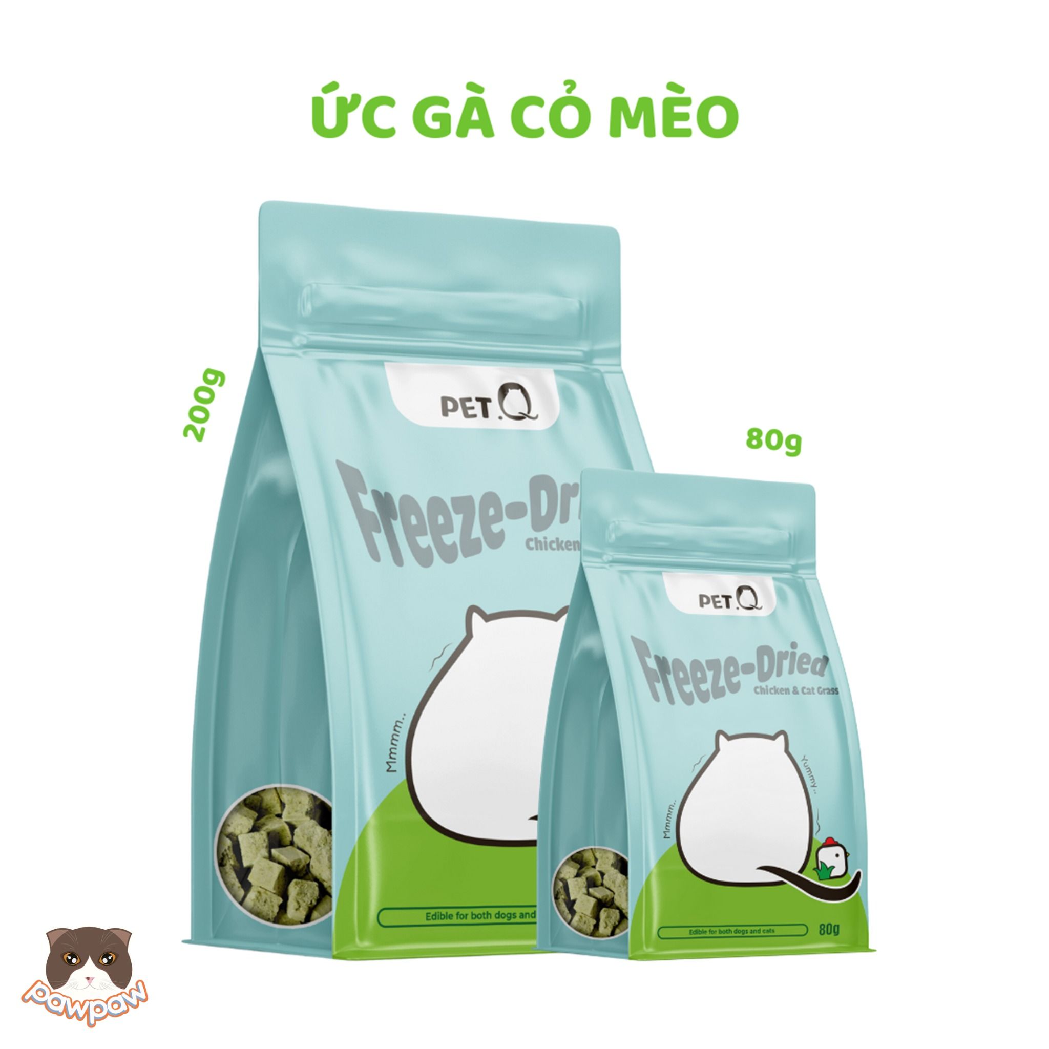 Thịt sấy đông khô PetQ cho mèo