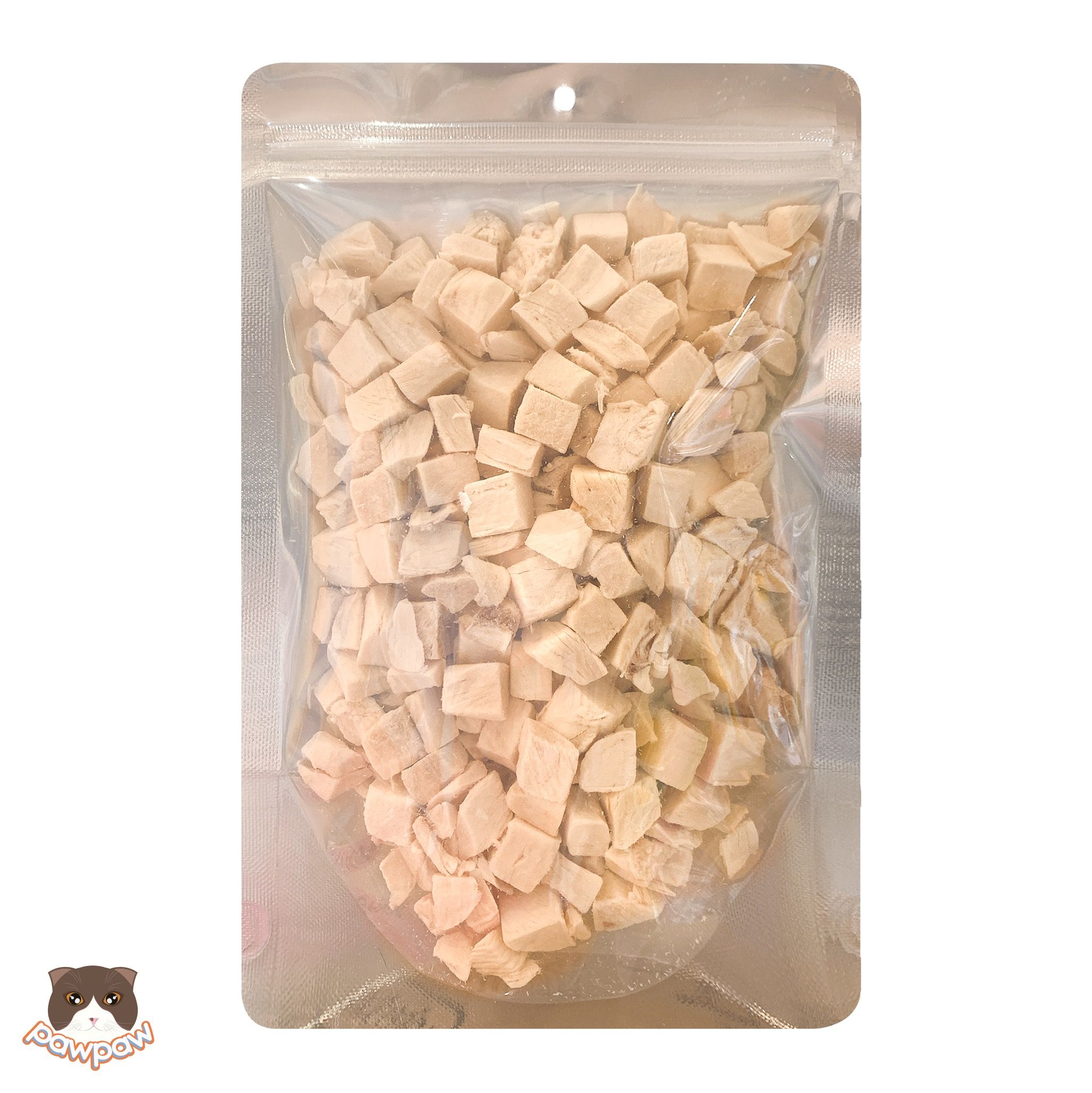  Snack ức gà sấy viên 100g cho chó mèo 