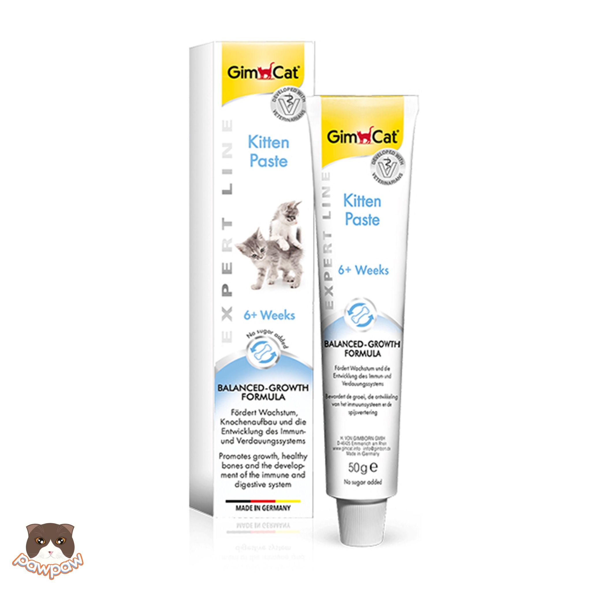  Gel dinh dưỡng GimCat Kitten Paste 50g cho mèo con 