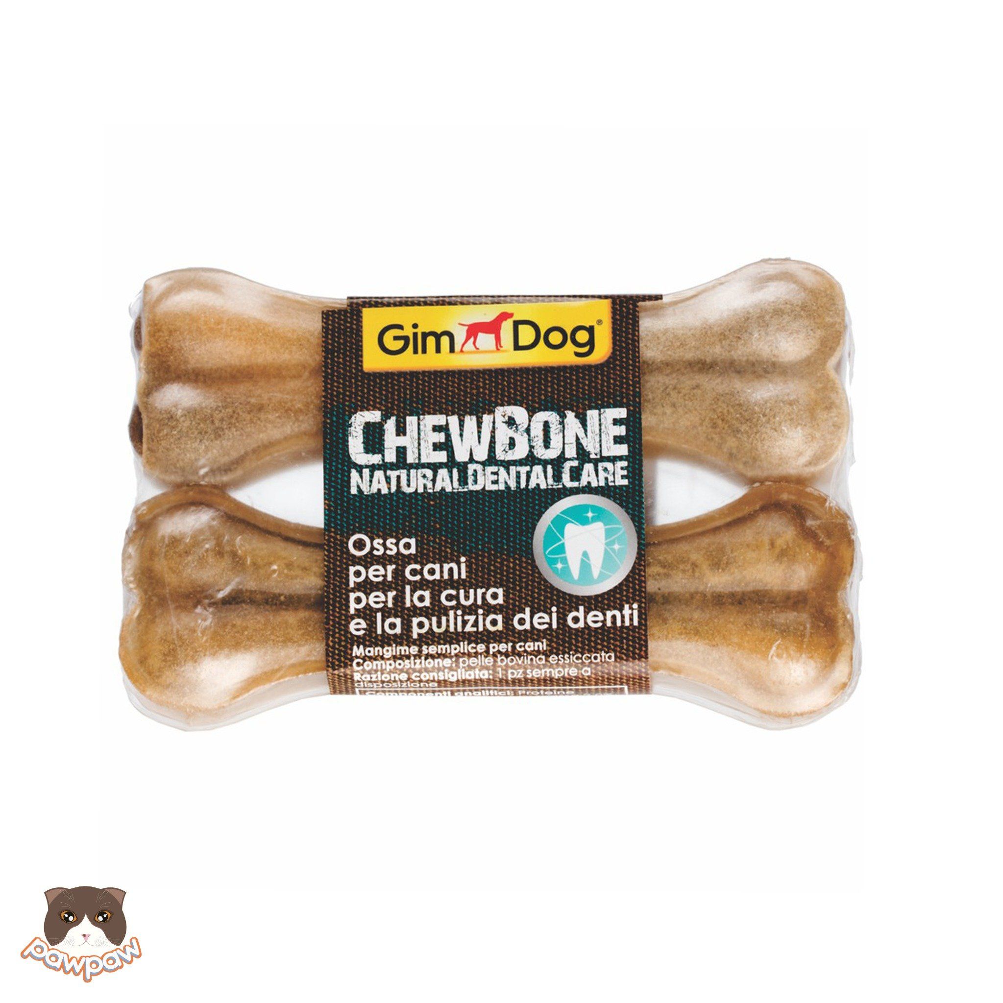  Xương gặm sạch răng Gimdog ChewBone 12cm (2 xương) cho chó 