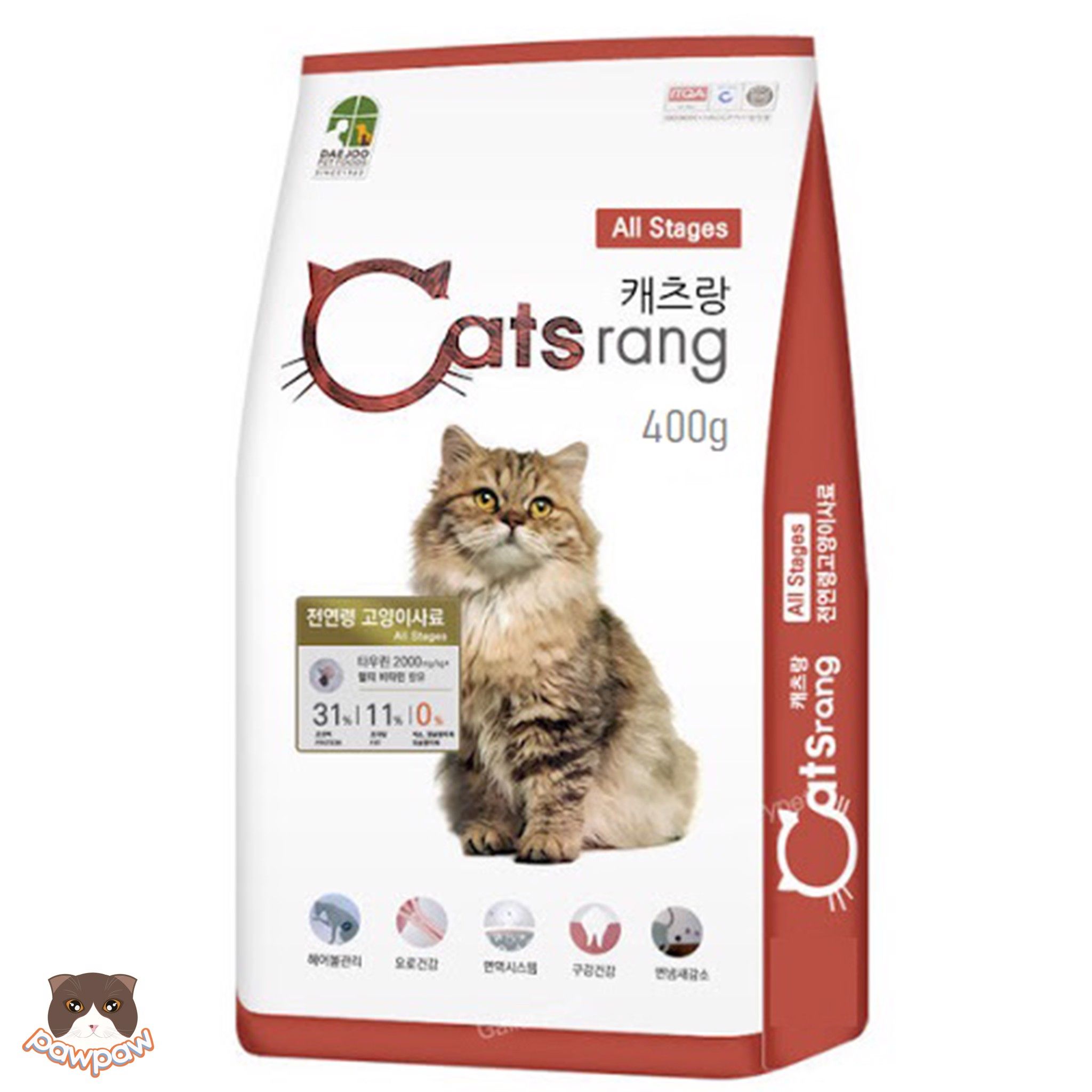 Hạt Catsrang Allstage cho mèo mọi độ tuổi