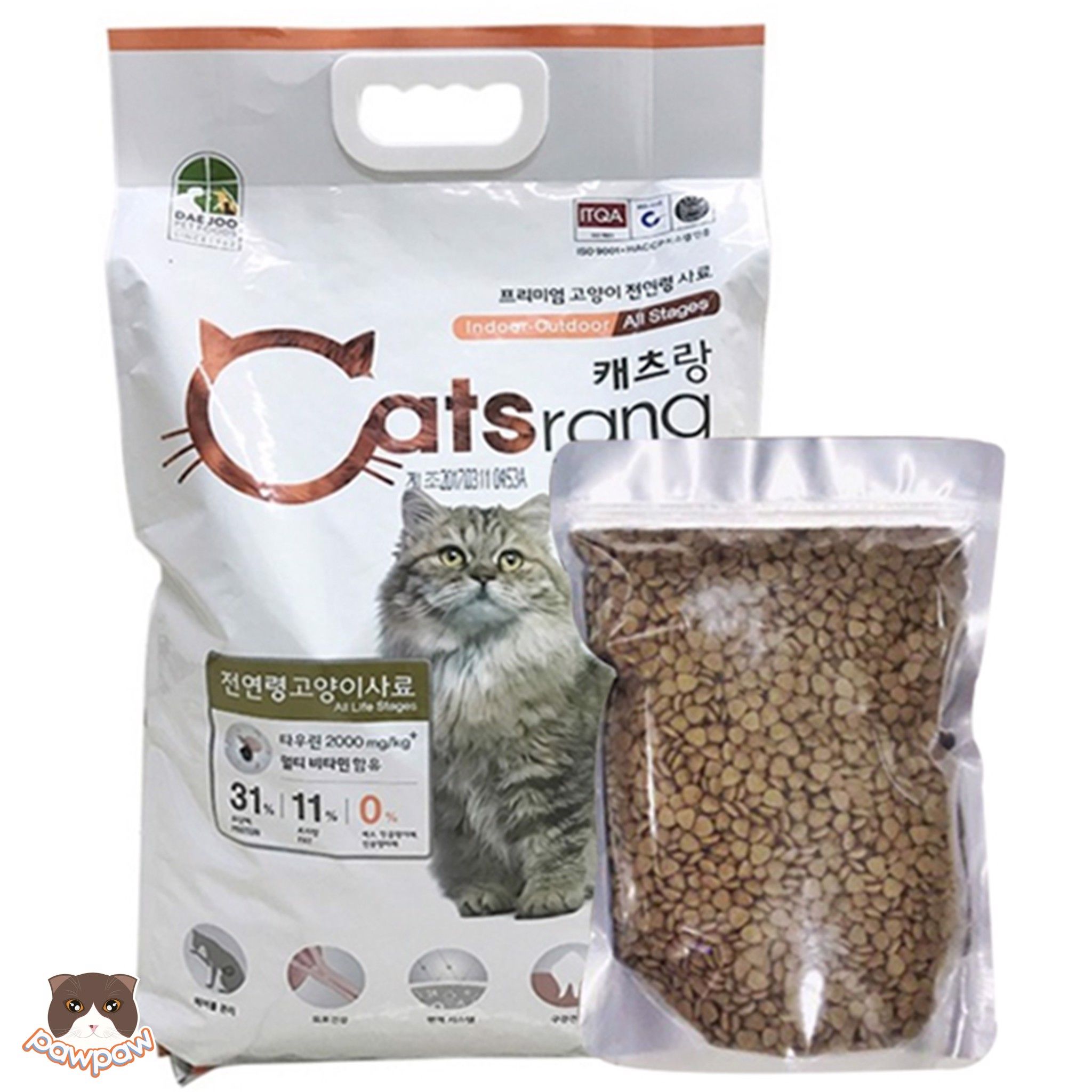 Hạt Catsrang Allstage bao chiết 1kg cho mèo mọi độ tuổi