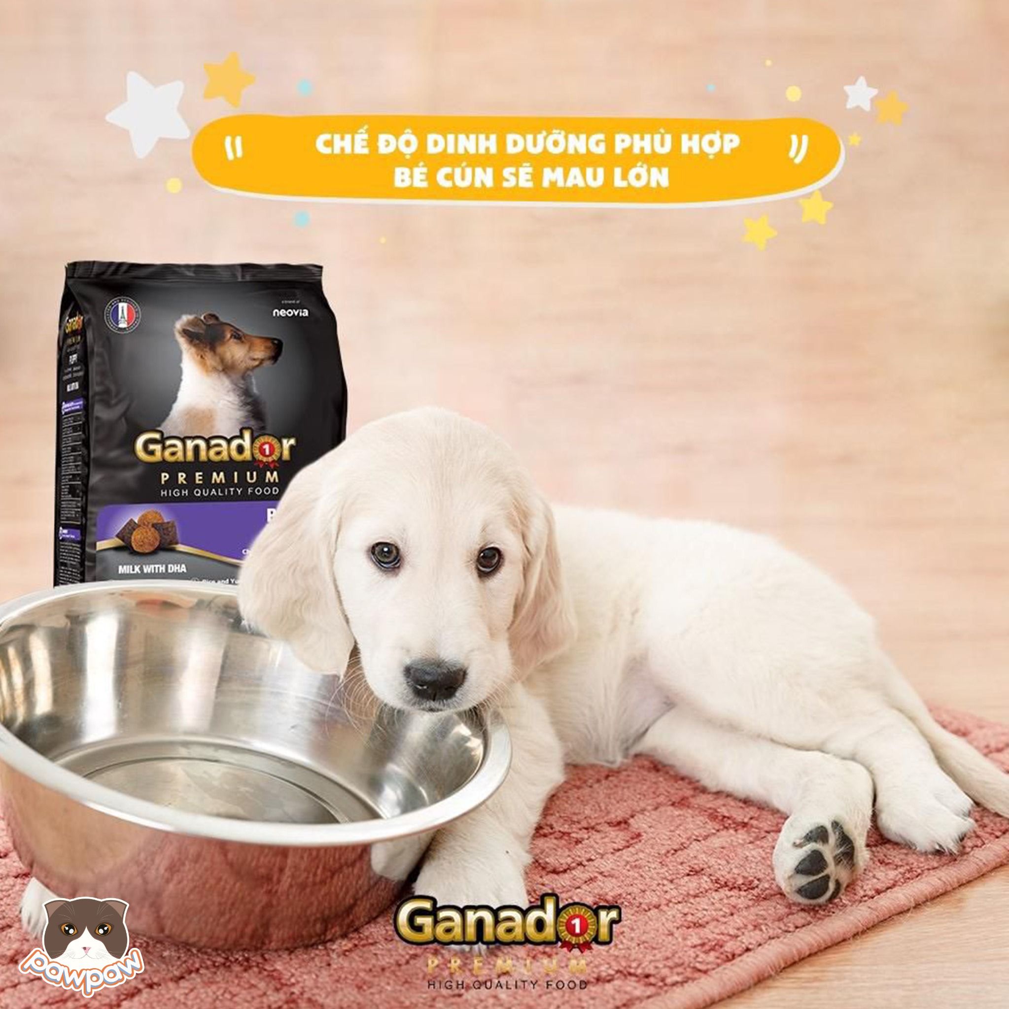 Hạt Ganador Puppy cho chó con