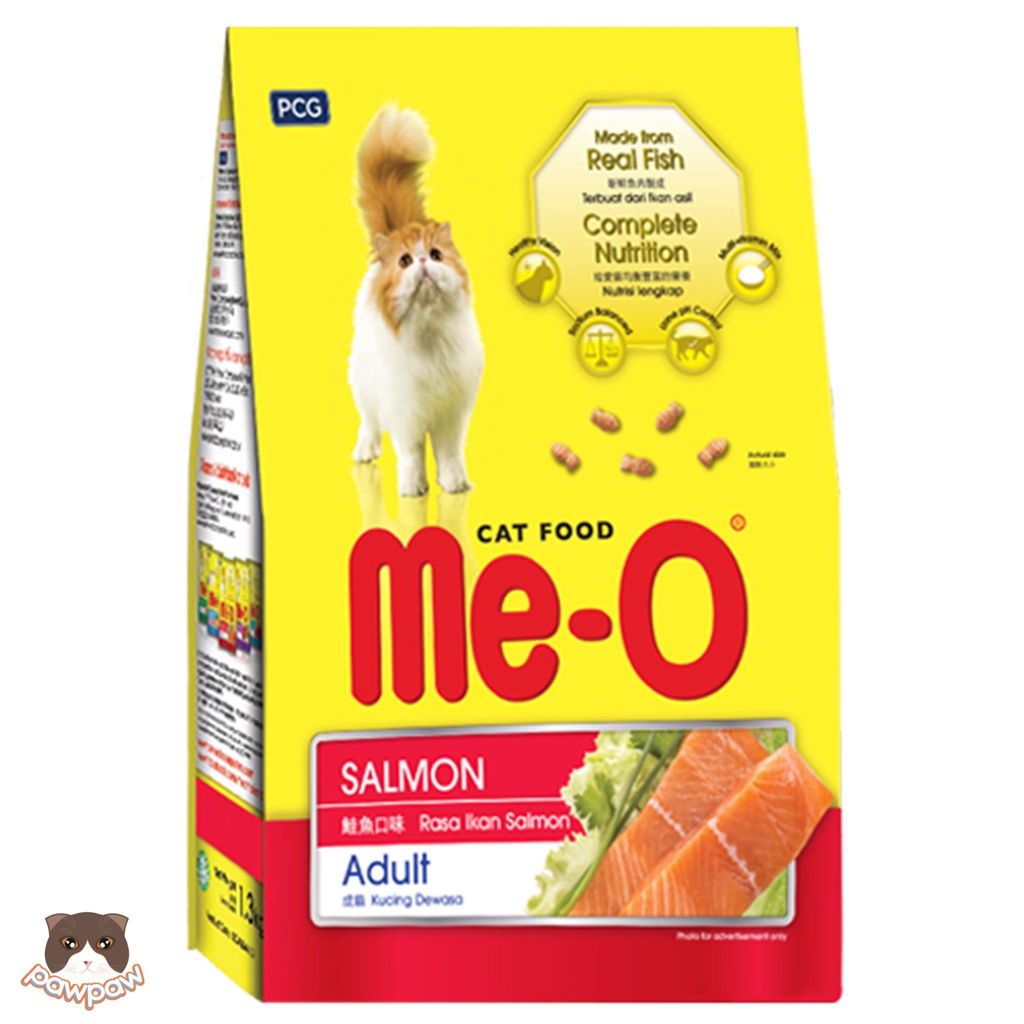 Hạt Me-O Adult Salmon cho mèo trưởng thành