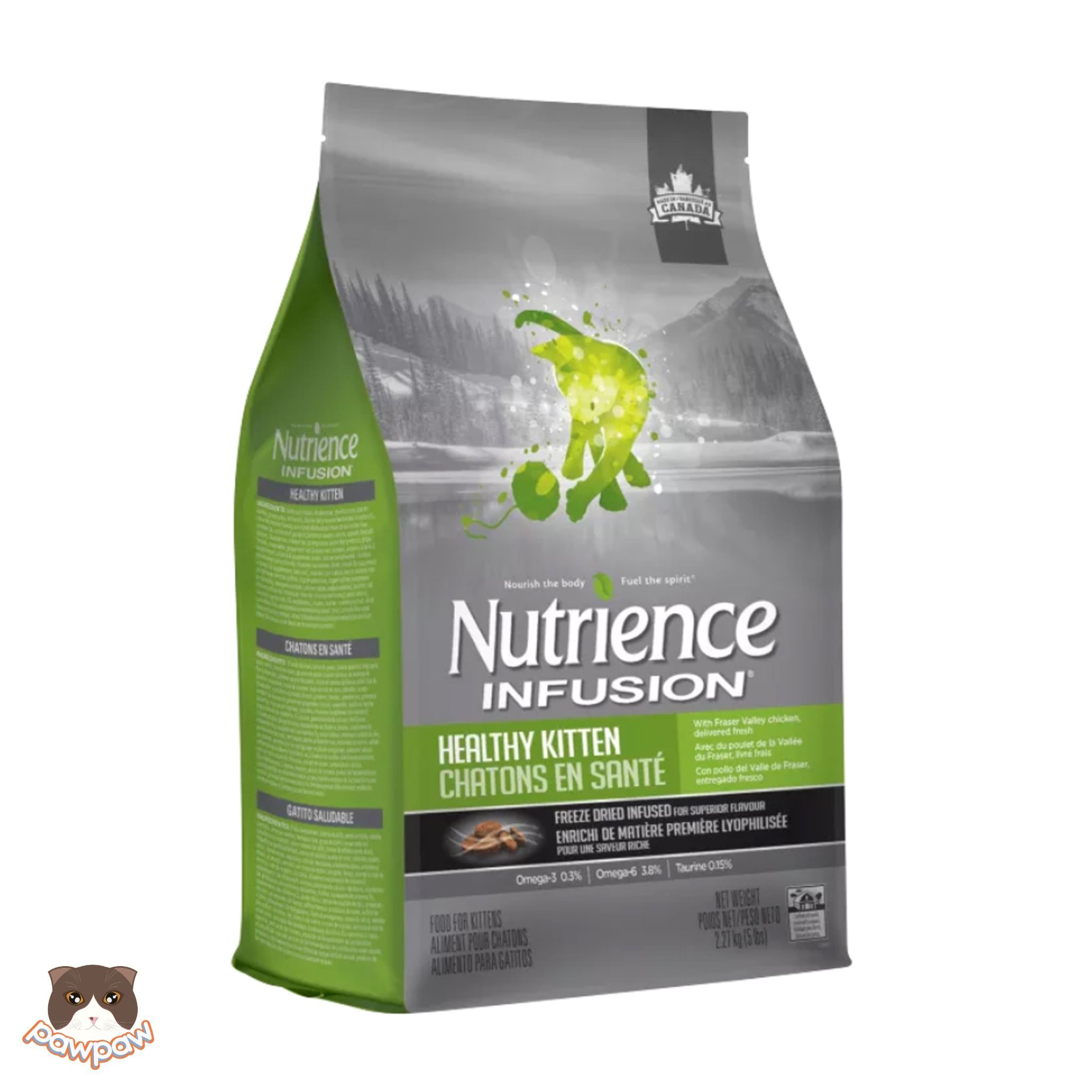  Hạt Nutrience Infusion Kitten 500g vị gà rau củ cho mèo con 