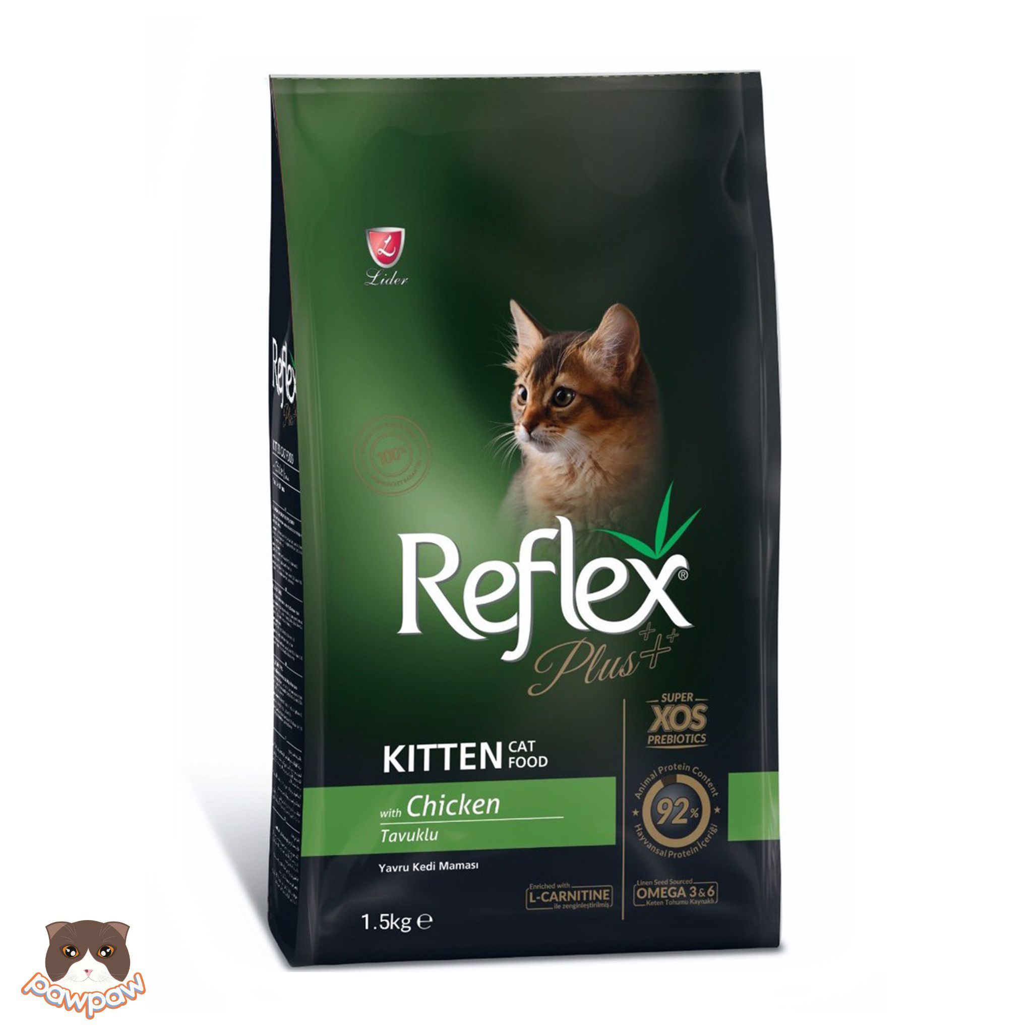  Hạt Reflex Plus Kitten 1.5kg vị gà cho mèo con 