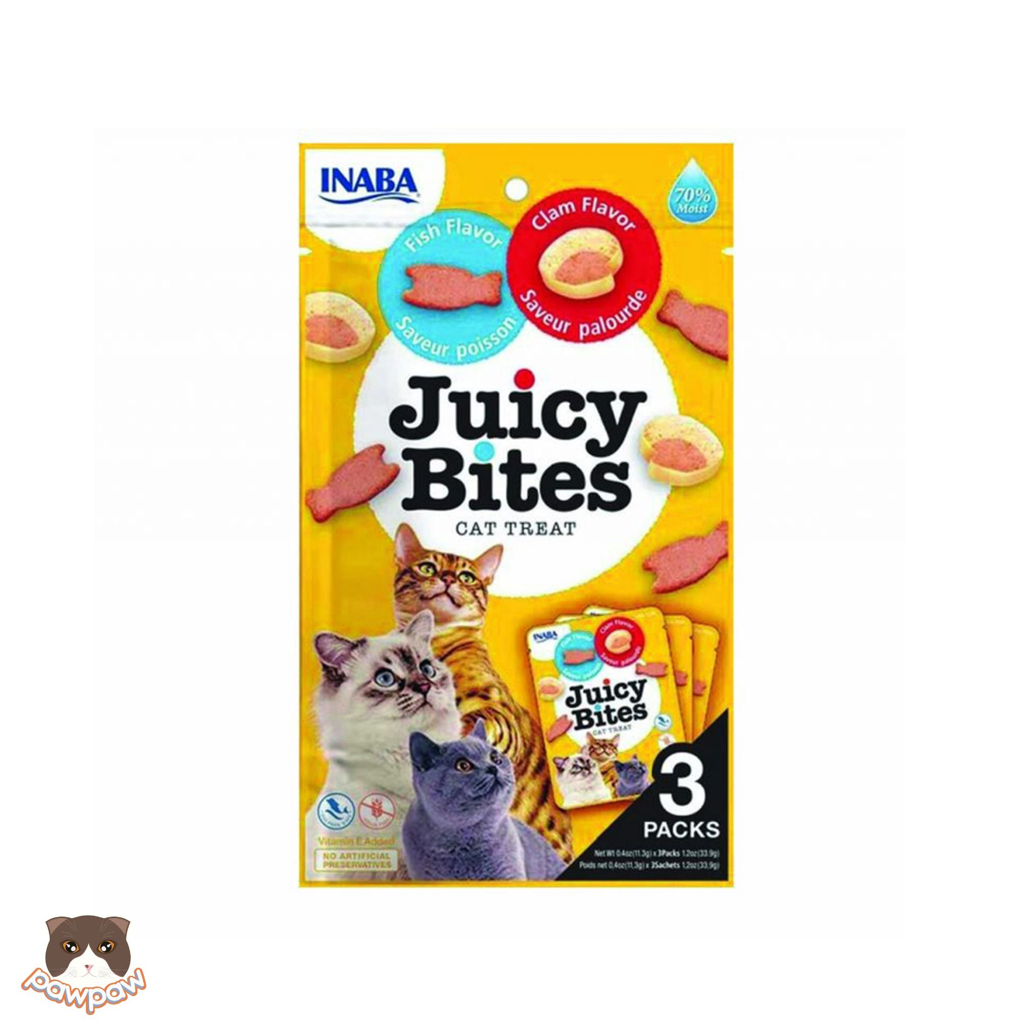  Snack mềm Inaba Juicy Bites cho mèo 