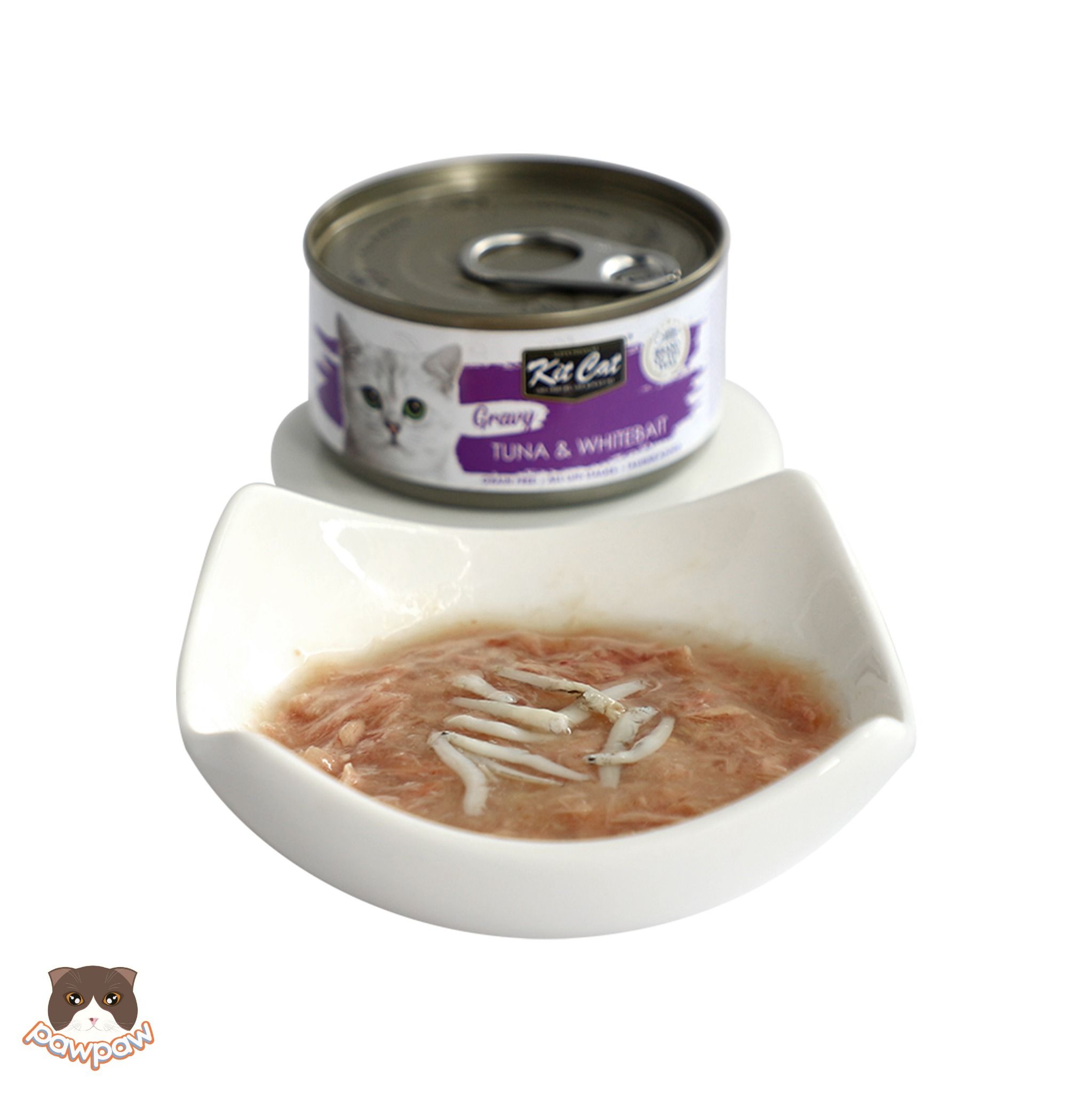 Pate dạng sốt nhiều vị Kitcat Gravy 70g cho mèo