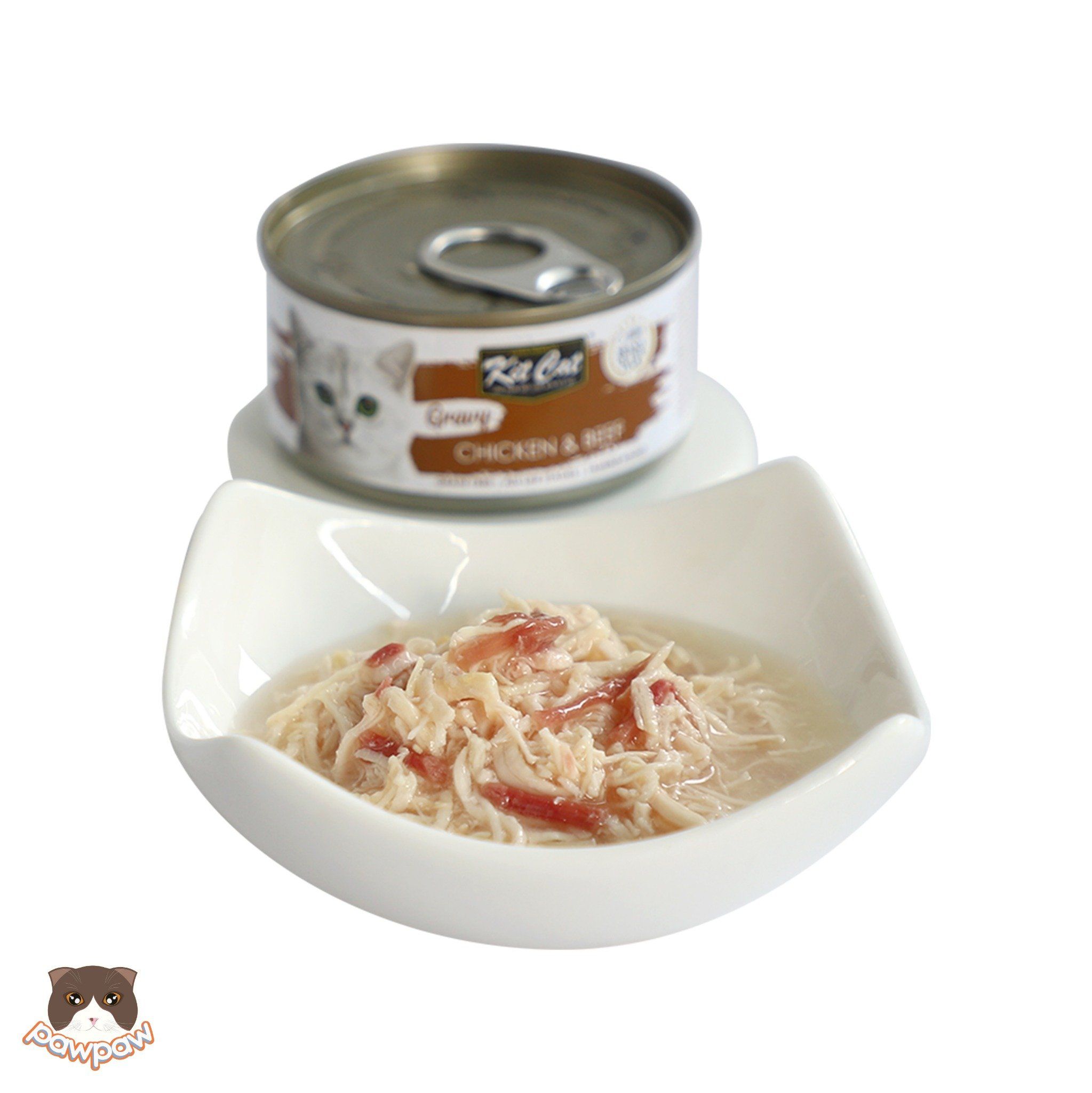 Pate dạng sốt nhiều vị Kitcat Gravy 70g cho mèo