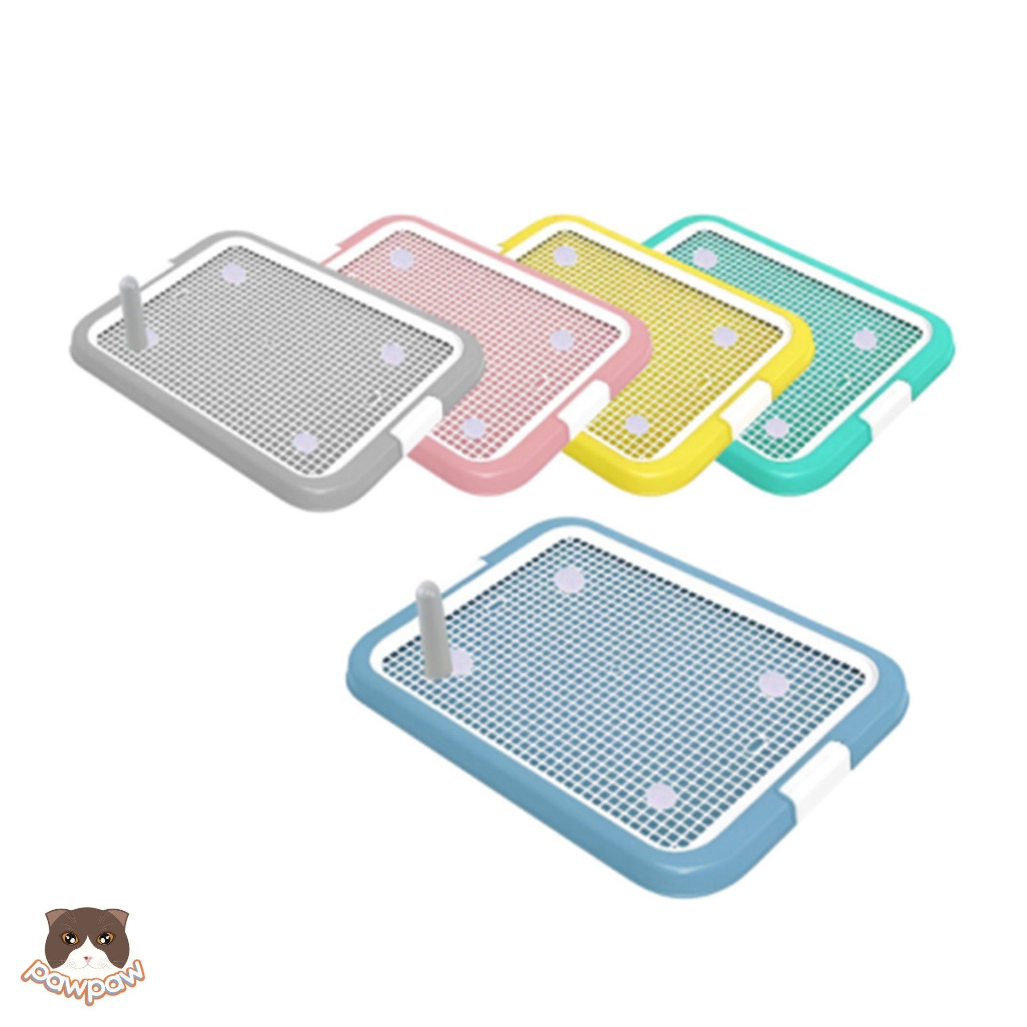 Khay vệ sinh chữ nhật màu pastel cho chó