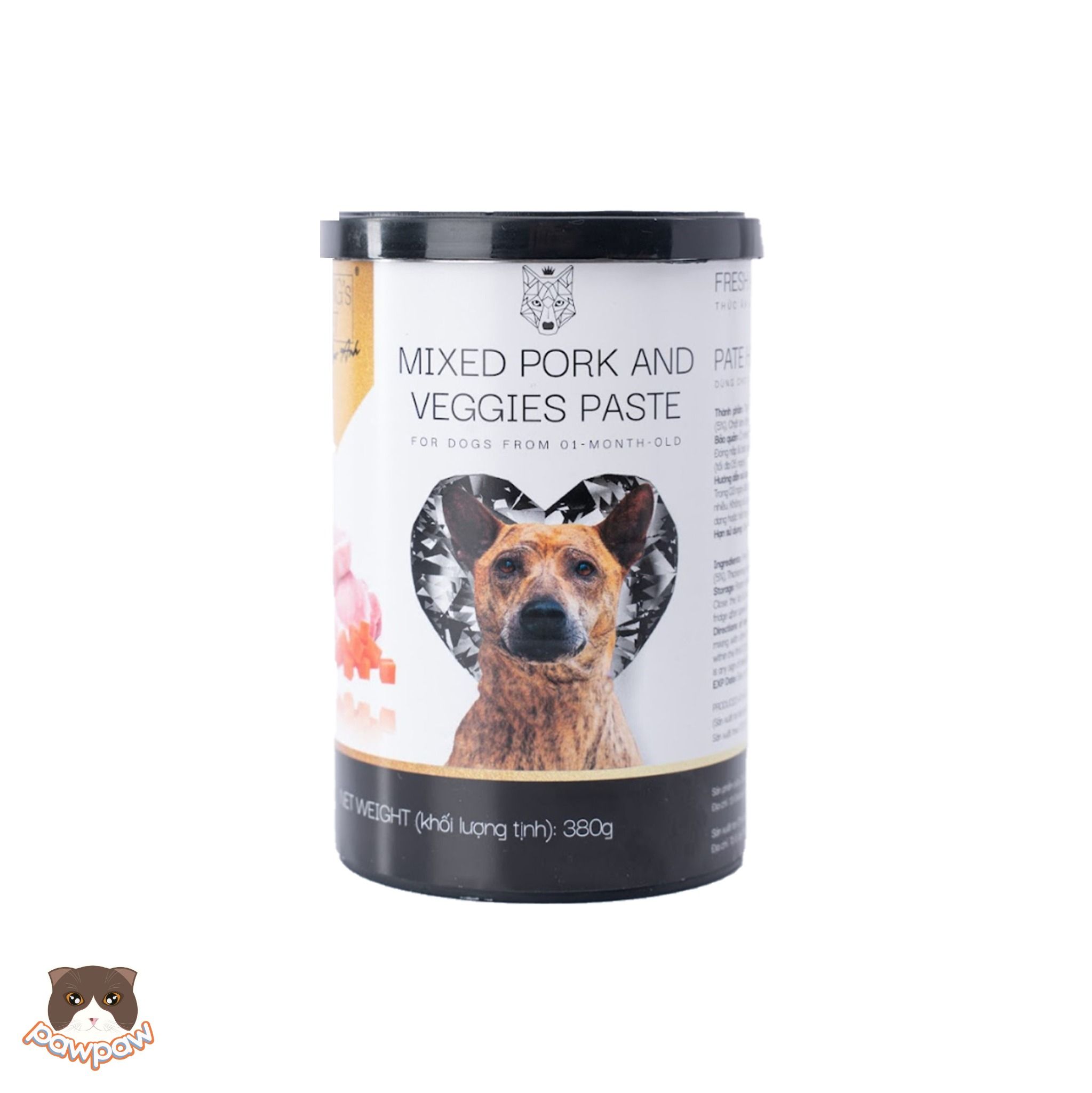 Pate King's Pet lon 380g cho chó