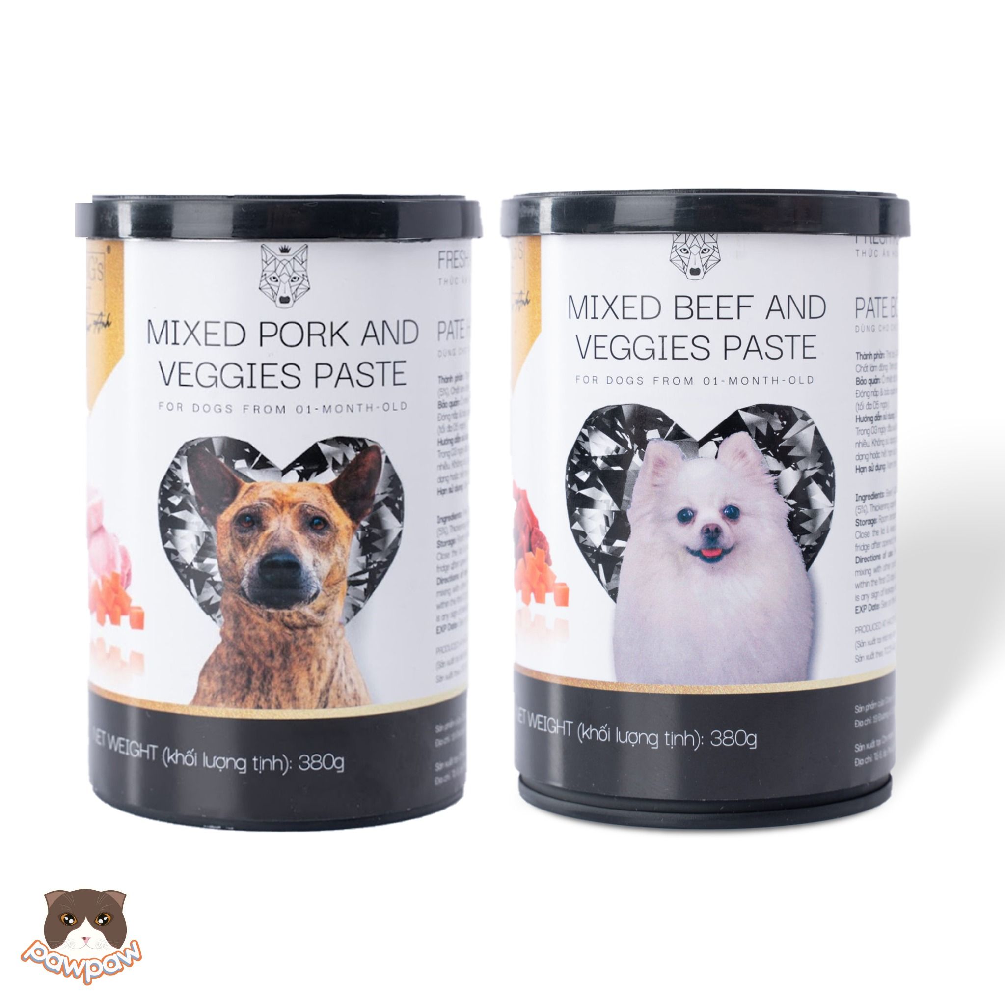 Pate King's Pet lon 380g cho chó