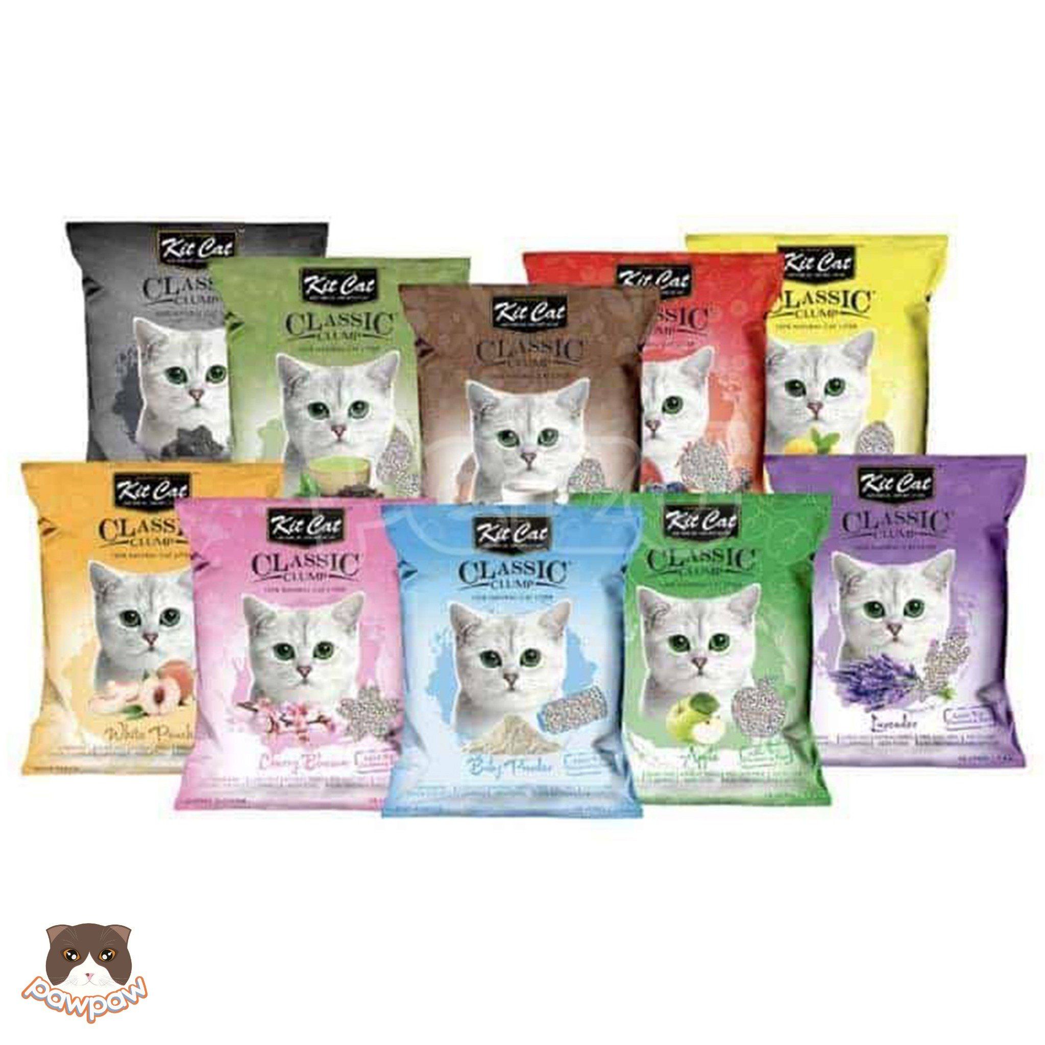 Cát đất sét Kitcat Classic 10L cho mèo