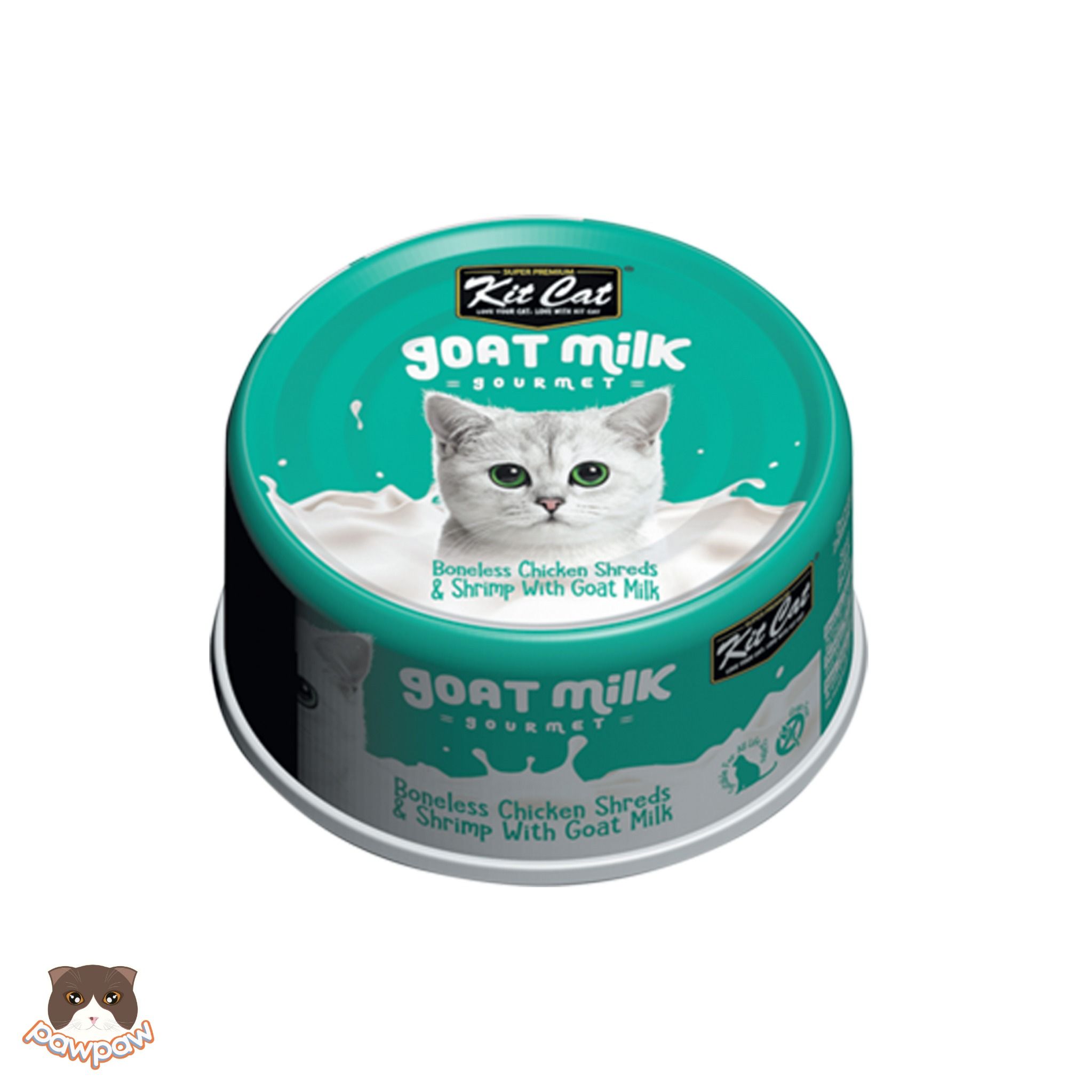  Pate sữa dê Kitcat Goat Milk 70g cho mèo 