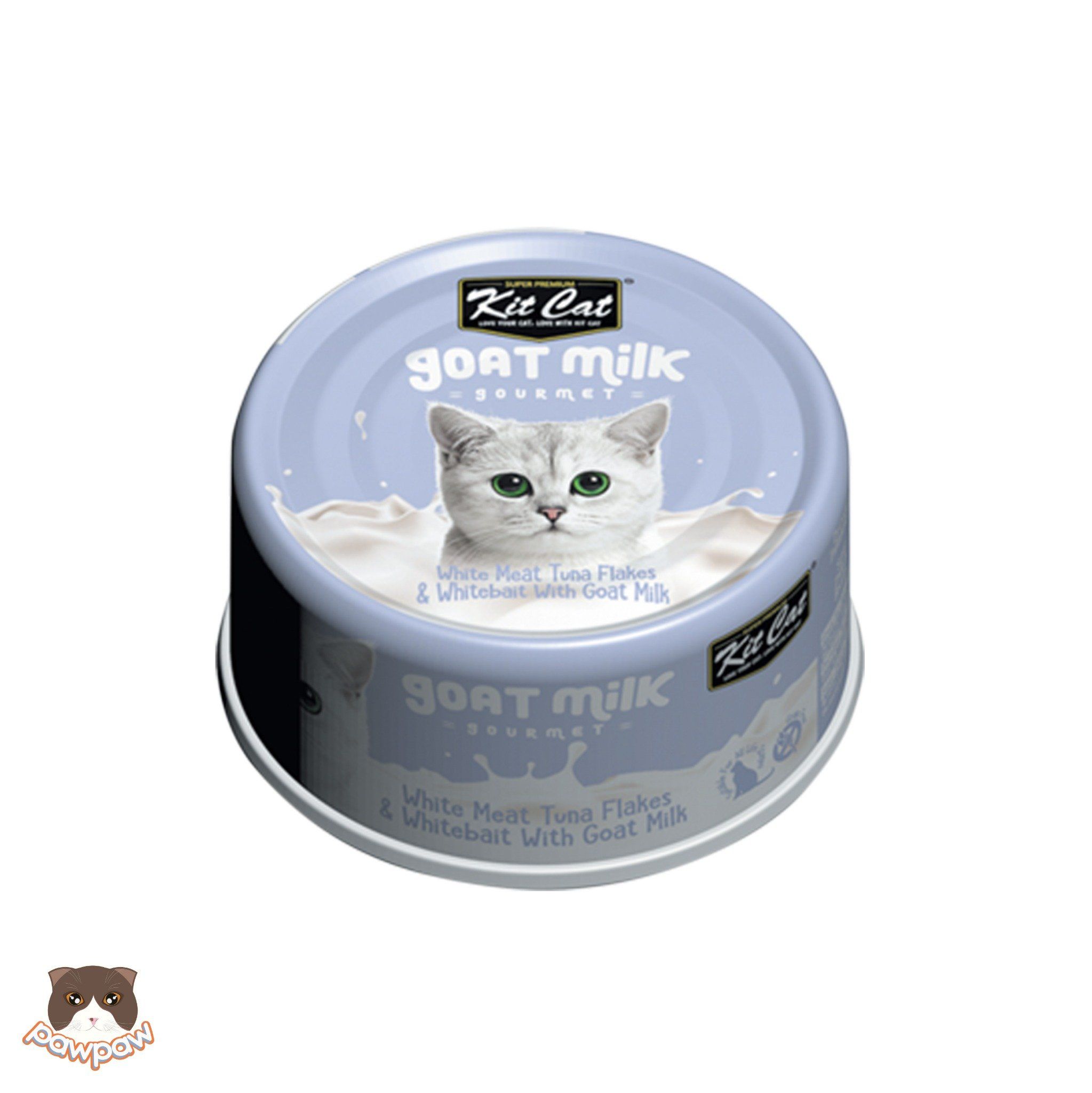  Pate sữa dê Kitcat Goat Milk 70g cho mèo 