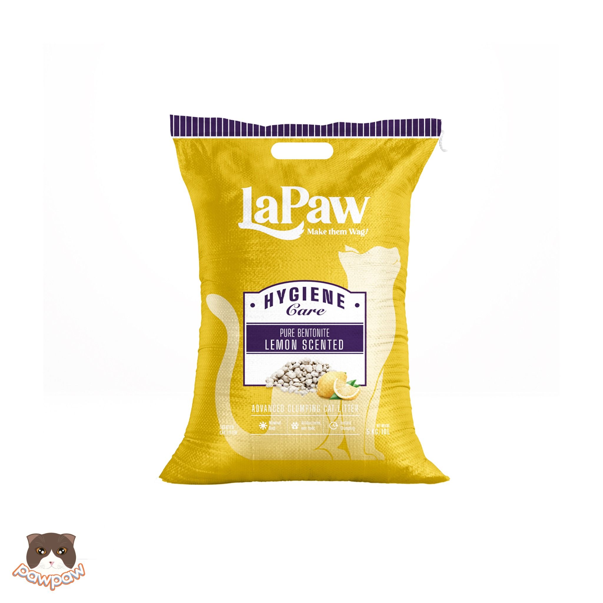 Cát đất sét LAPAW 10L cho mèo