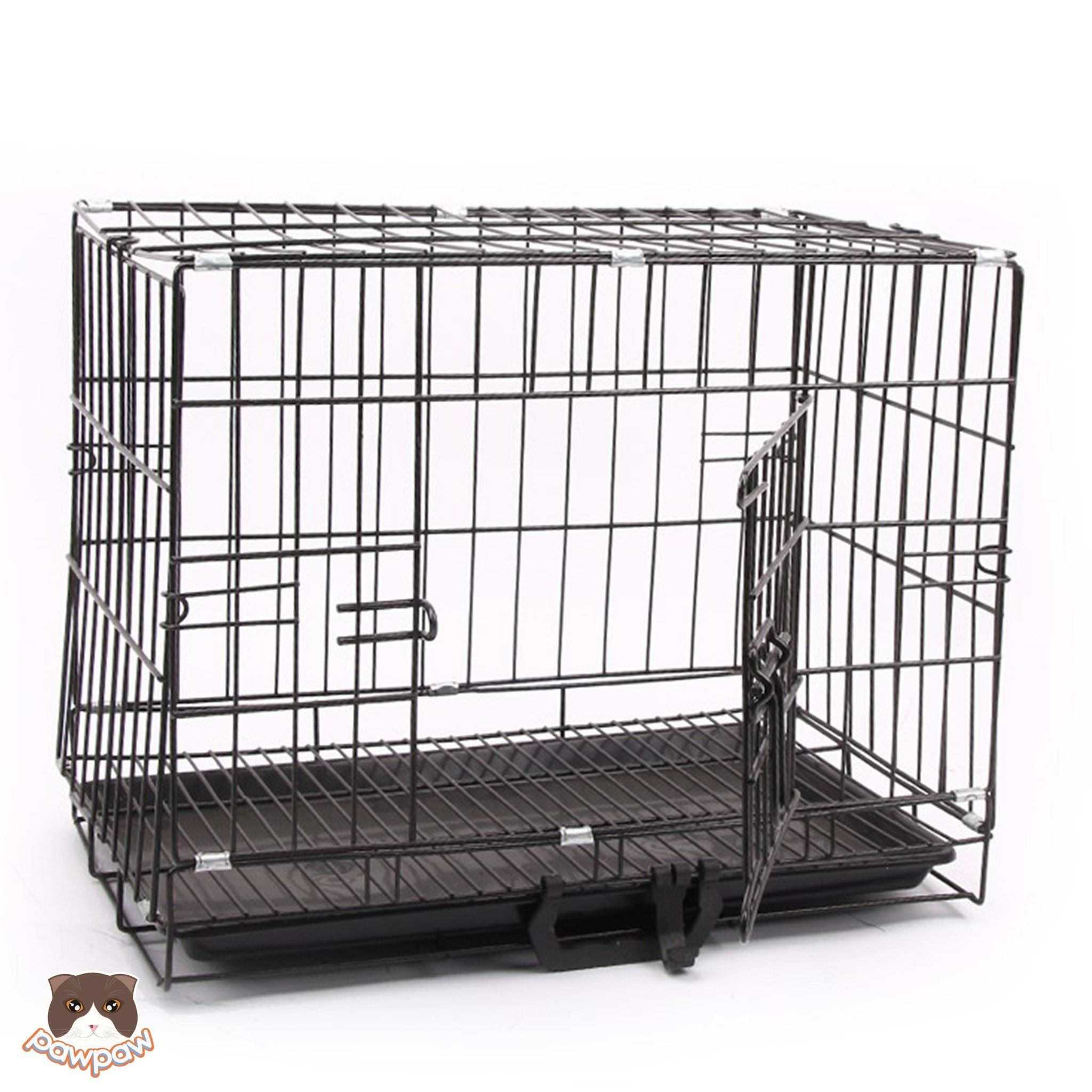 Lồng sơn tĩnh điện 2 cửa cho chó mèo