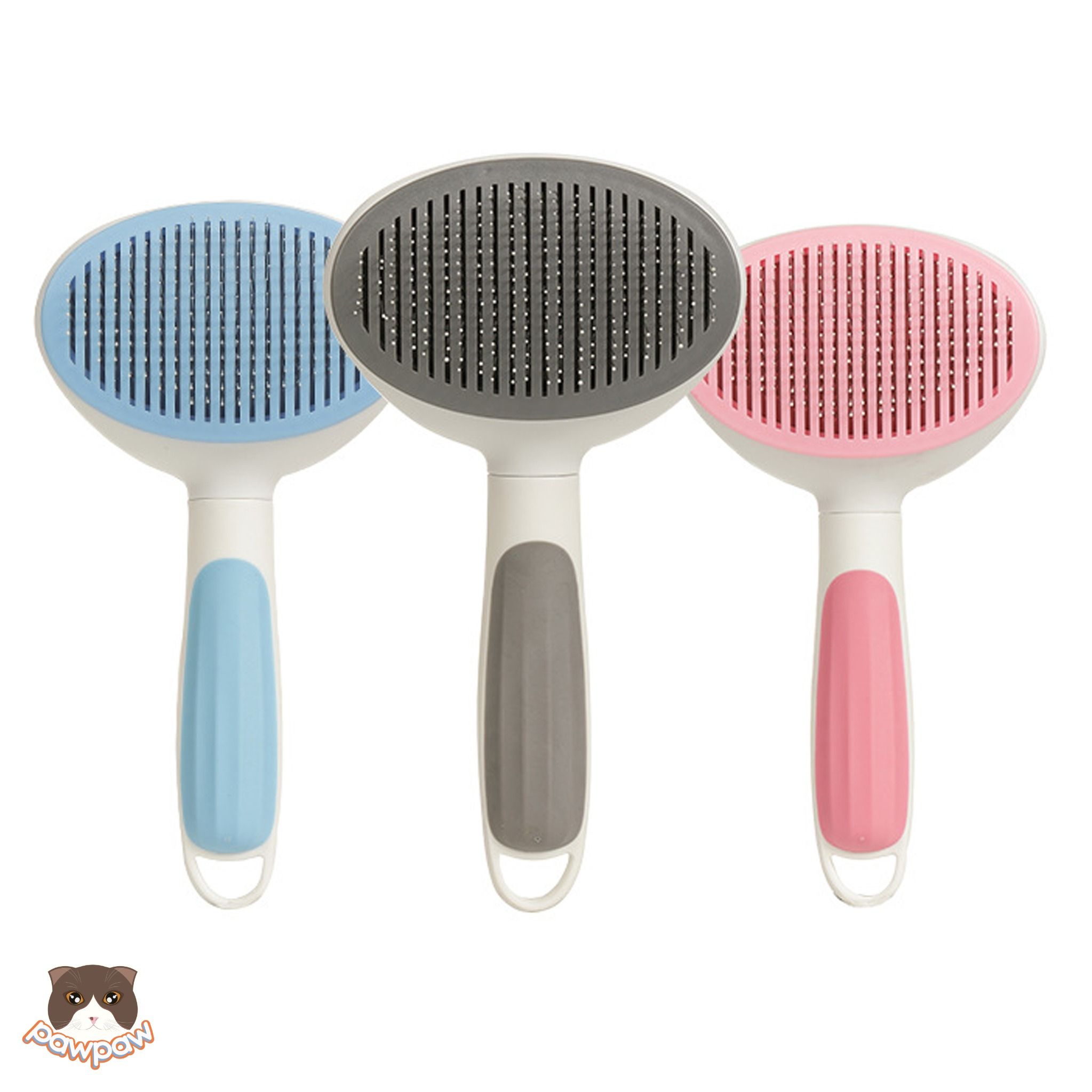 Lược chải lông có nút bấm Cleanpet's cho chó mèo