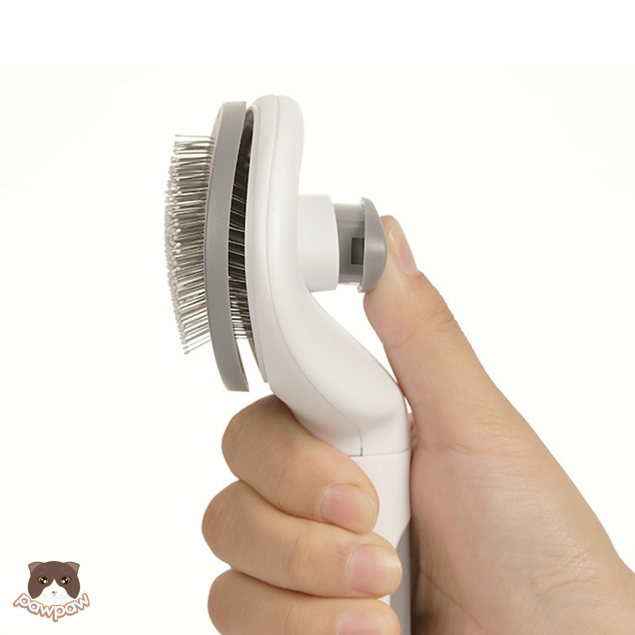 Lược chải lông có nút bấm Cleanpet's cho chó mèo