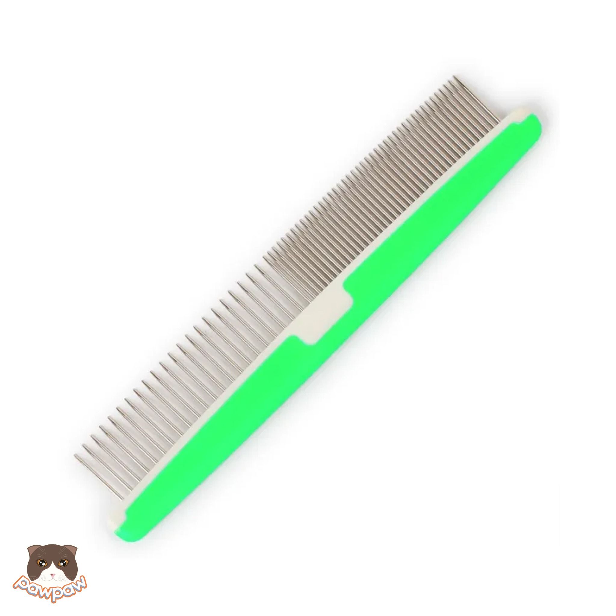 Lược dài inox cán nhựa cho chó mèo