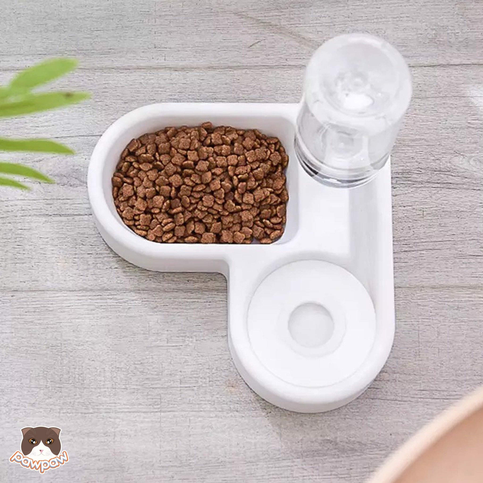 Bát ăn uống tự động đặt góc cho chó mèo