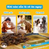  Snack mề gà sấy Doggyman 70g cho chó 