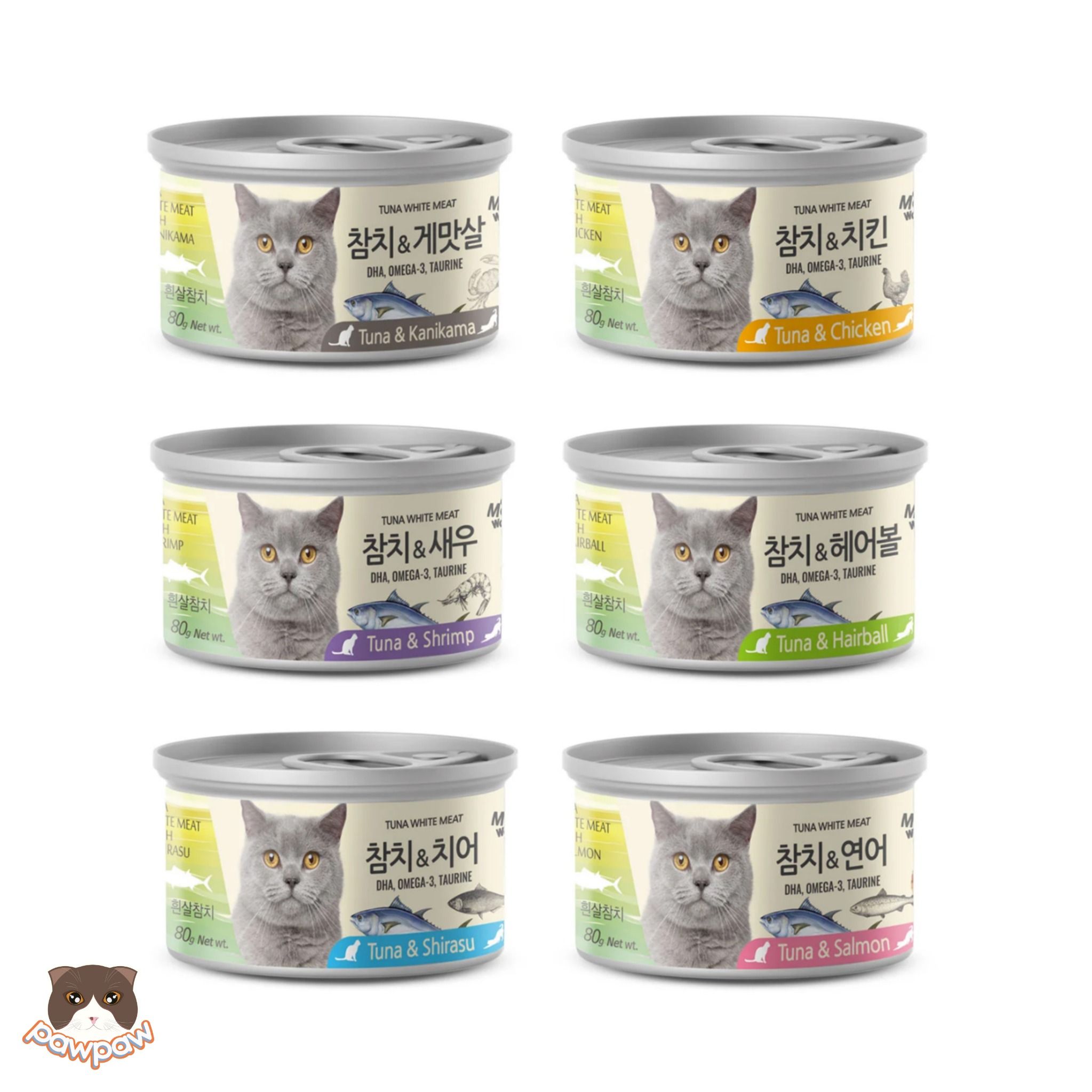 Pate thịt hộp MeoWow lon 80g cho mèo