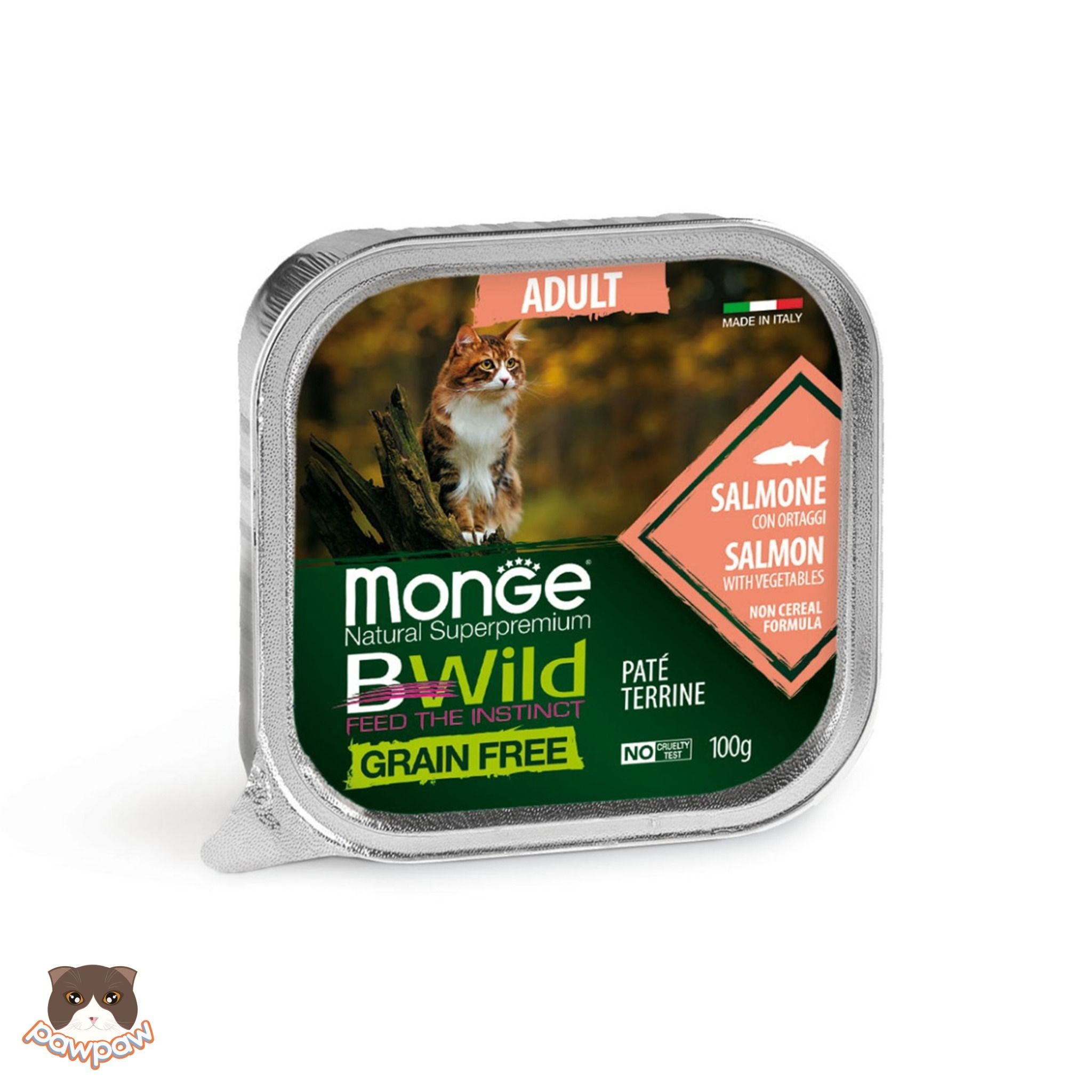  Pate Monge BWild 100g cho mèo trưởng thành 