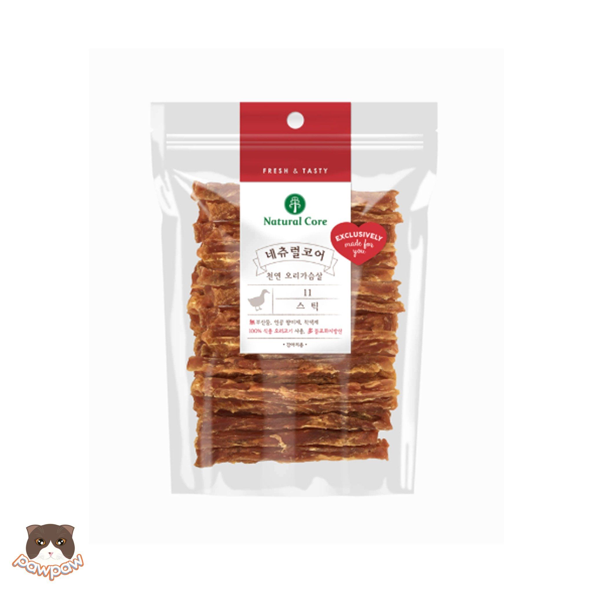 Snack ức vịt sấy cứng Natural Core 40g cho chó