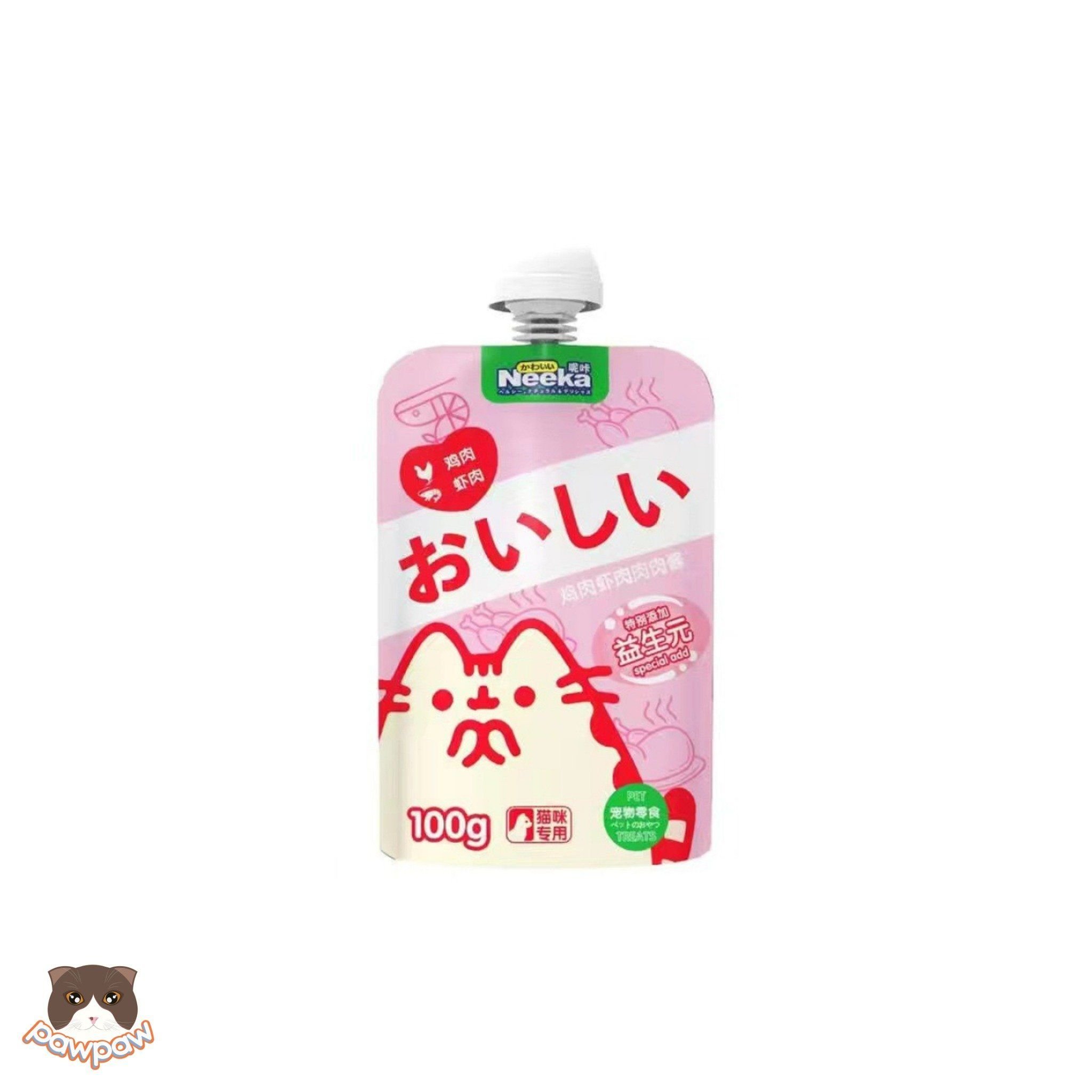 Súp thưởng nắp vặn Neeka 100g cho mèo