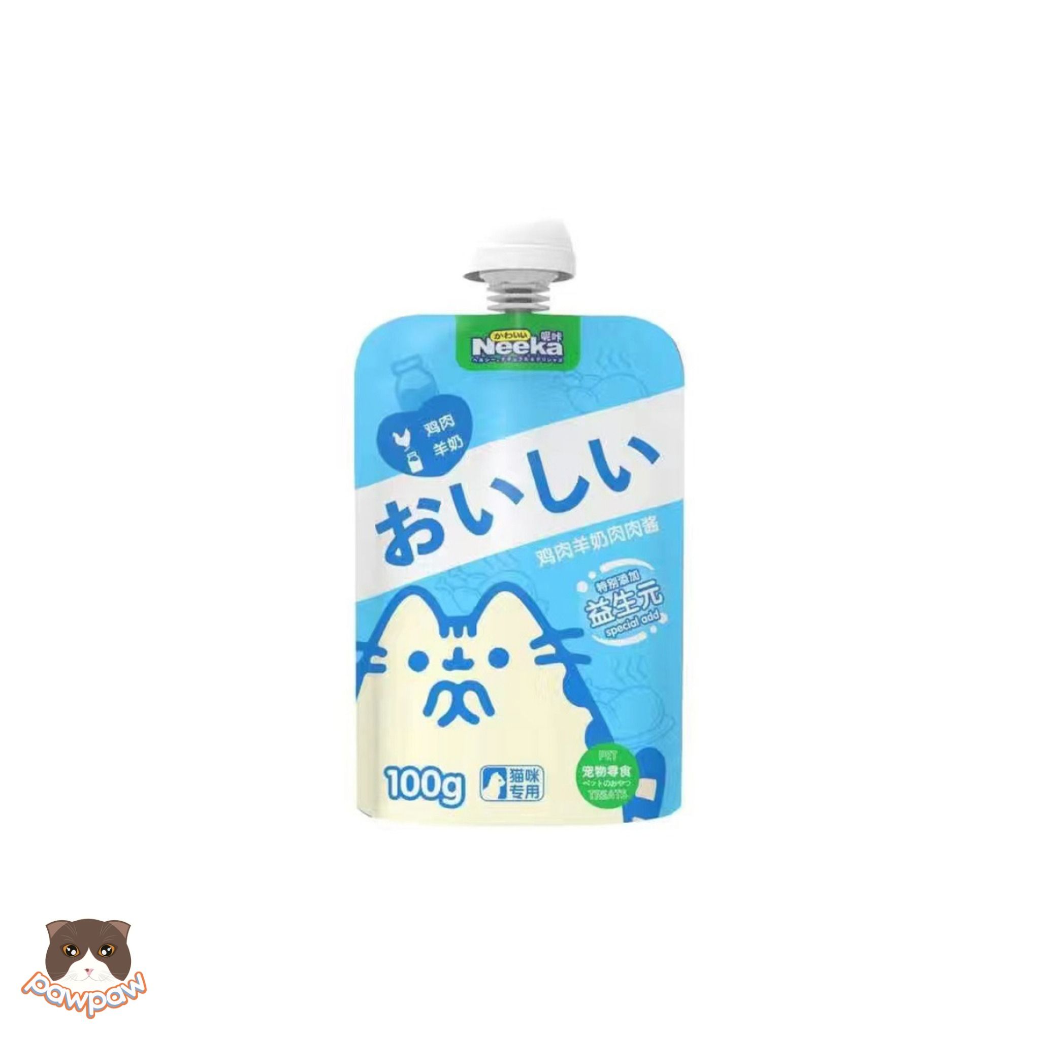 Súp thưởng nắp vặn Neeka 100g cho mèo