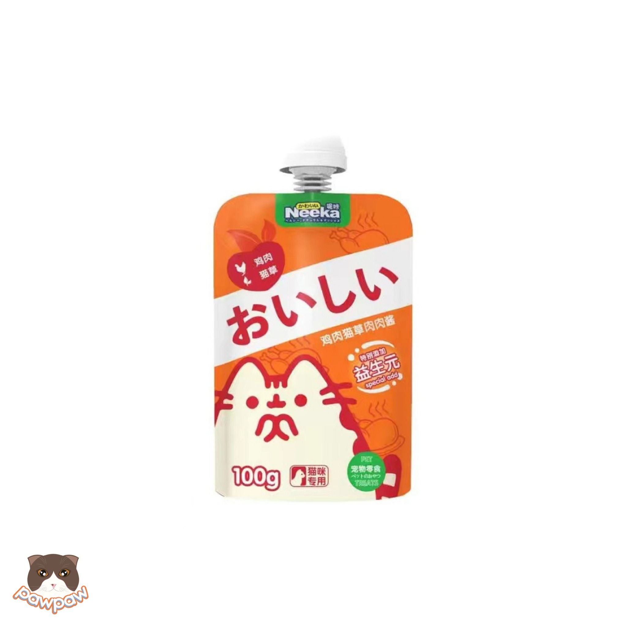 Súp thưởng nắp vặn Neeka 100g cho mèo