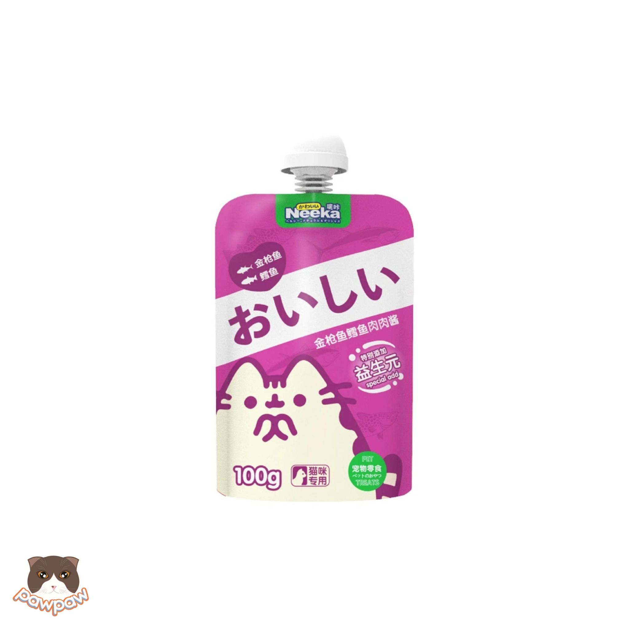 Súp thưởng nắp vặn Neeka 100g cho mèo