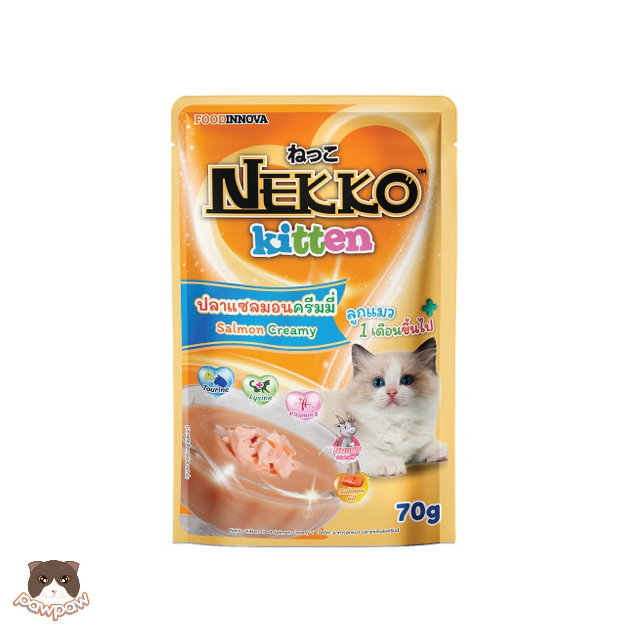 Pate Nekko Kitten Creamy 70g cho mèo