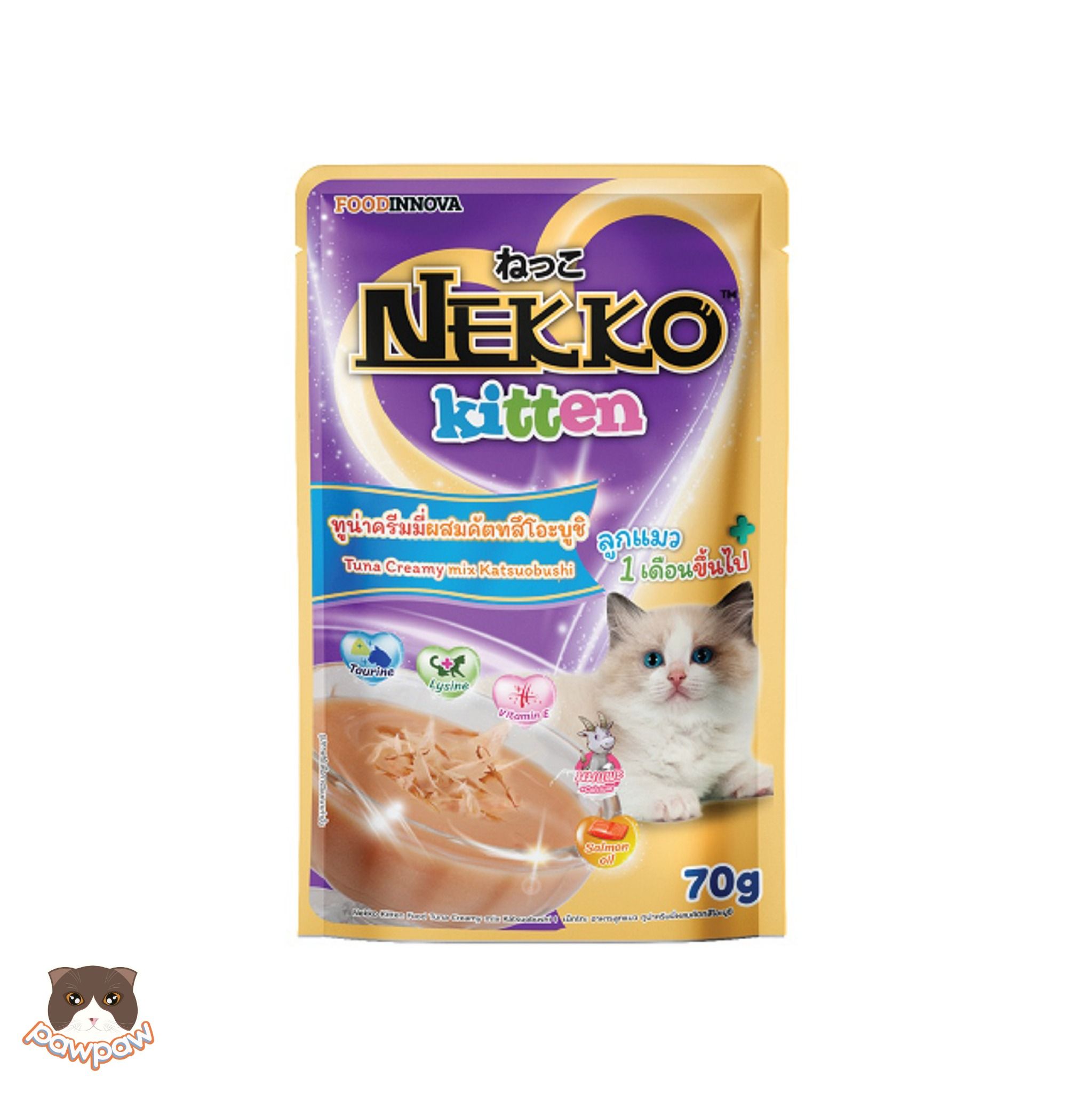 Pate Nekko Kitten Creamy 70g cho mèo