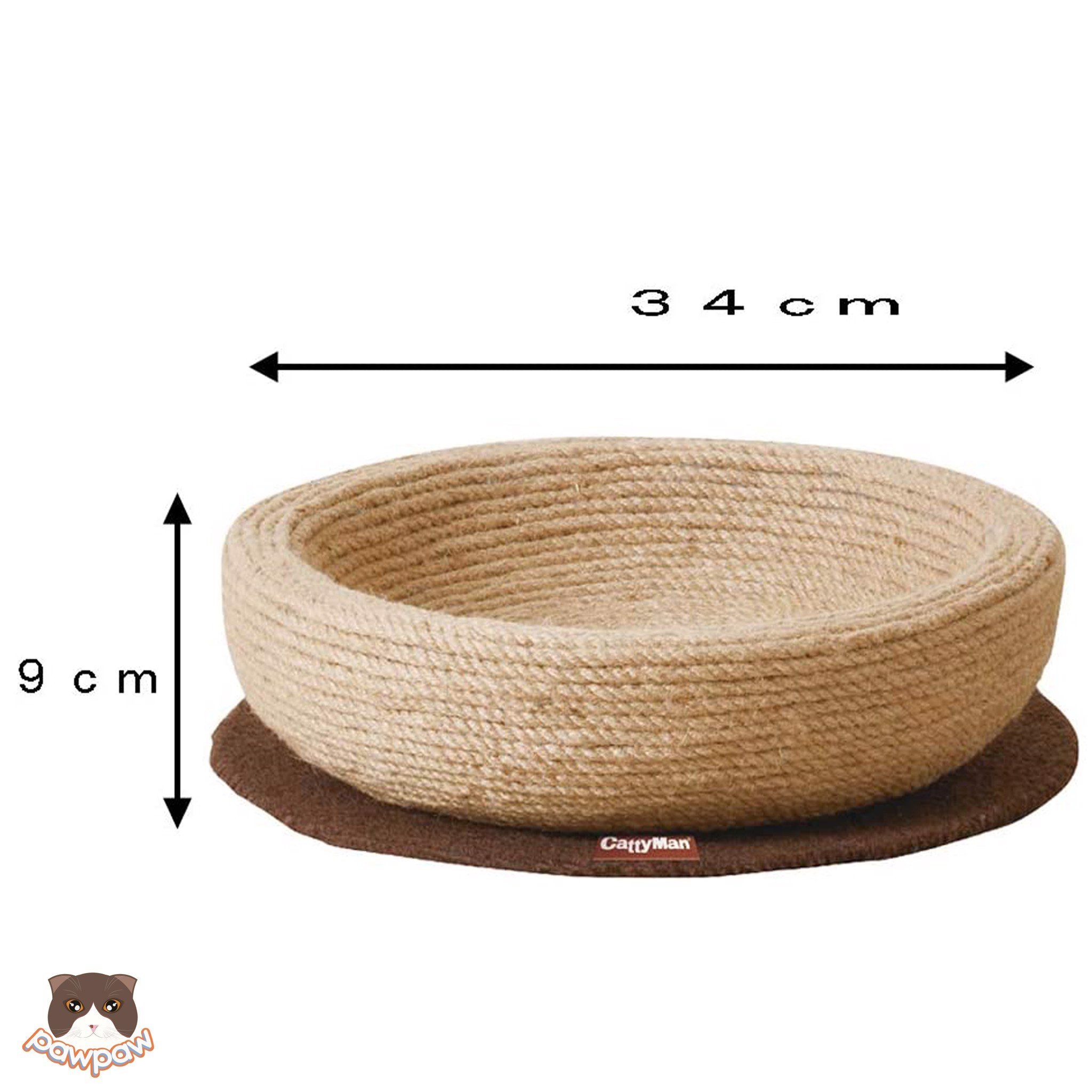 Ổ dây thừng cào móng CattyMan cho mèo