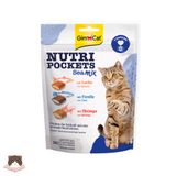  Snack bổ sung Taurine vị cá hồi & tôm Gimcat Nutri Pocket Sea Mix 150g cho mèo 