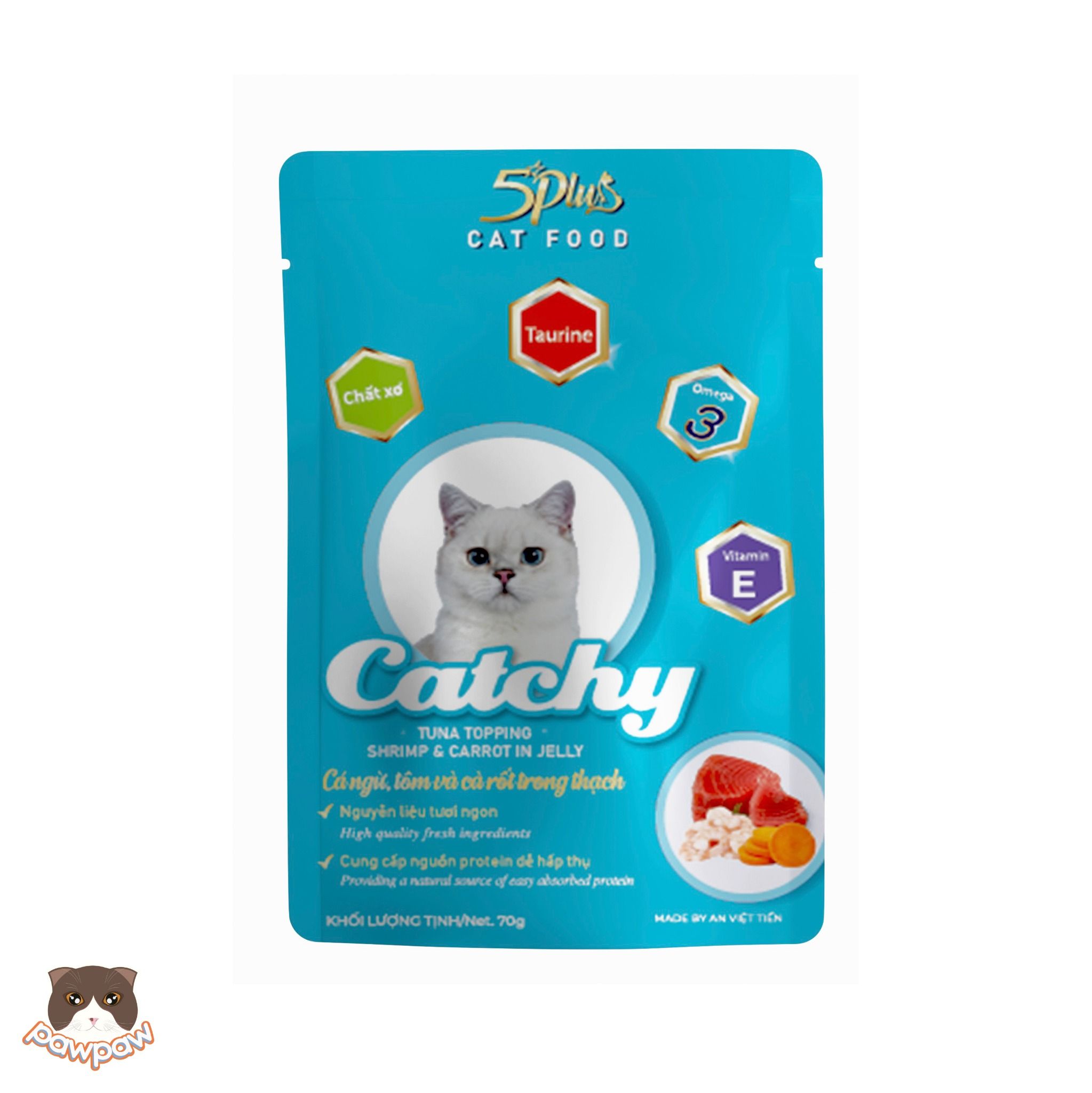 Pate 5Plus Catchy 70g cho mèo