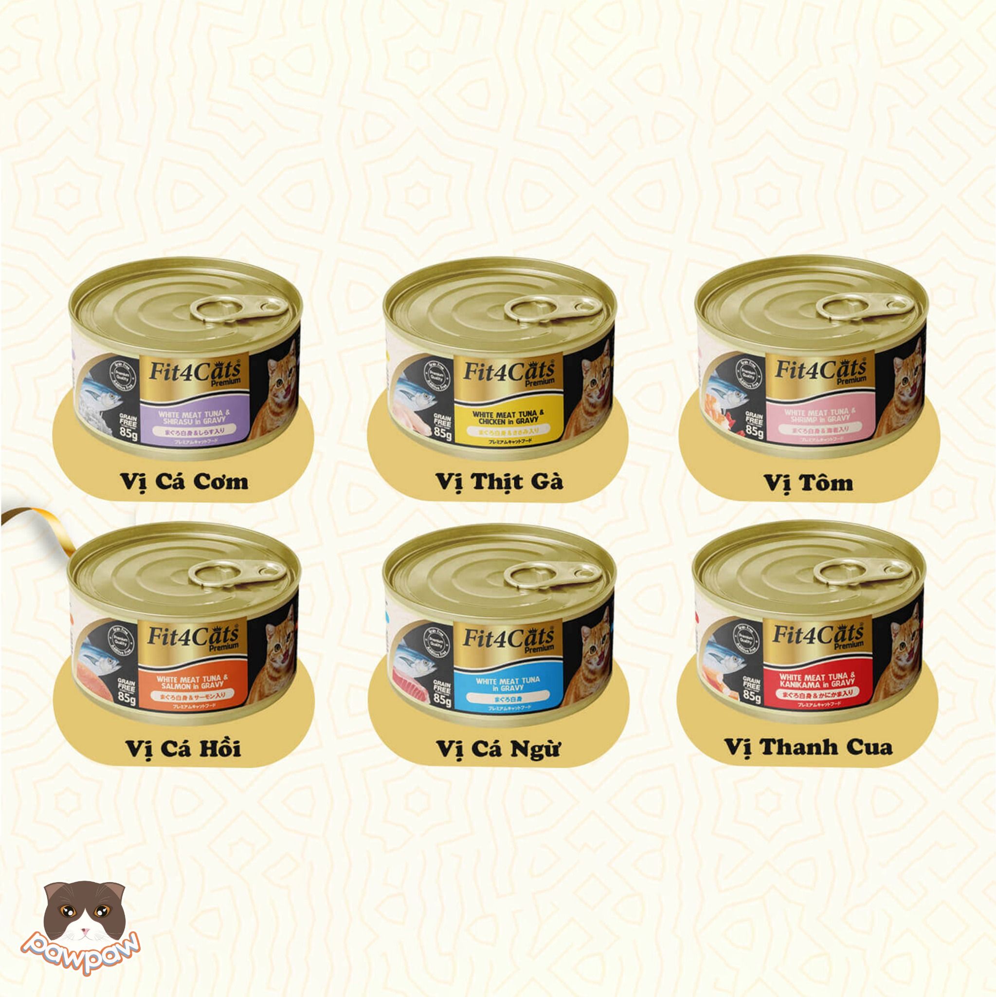 Pate cá ngừ Fit4cats Premium 85g cho mèo