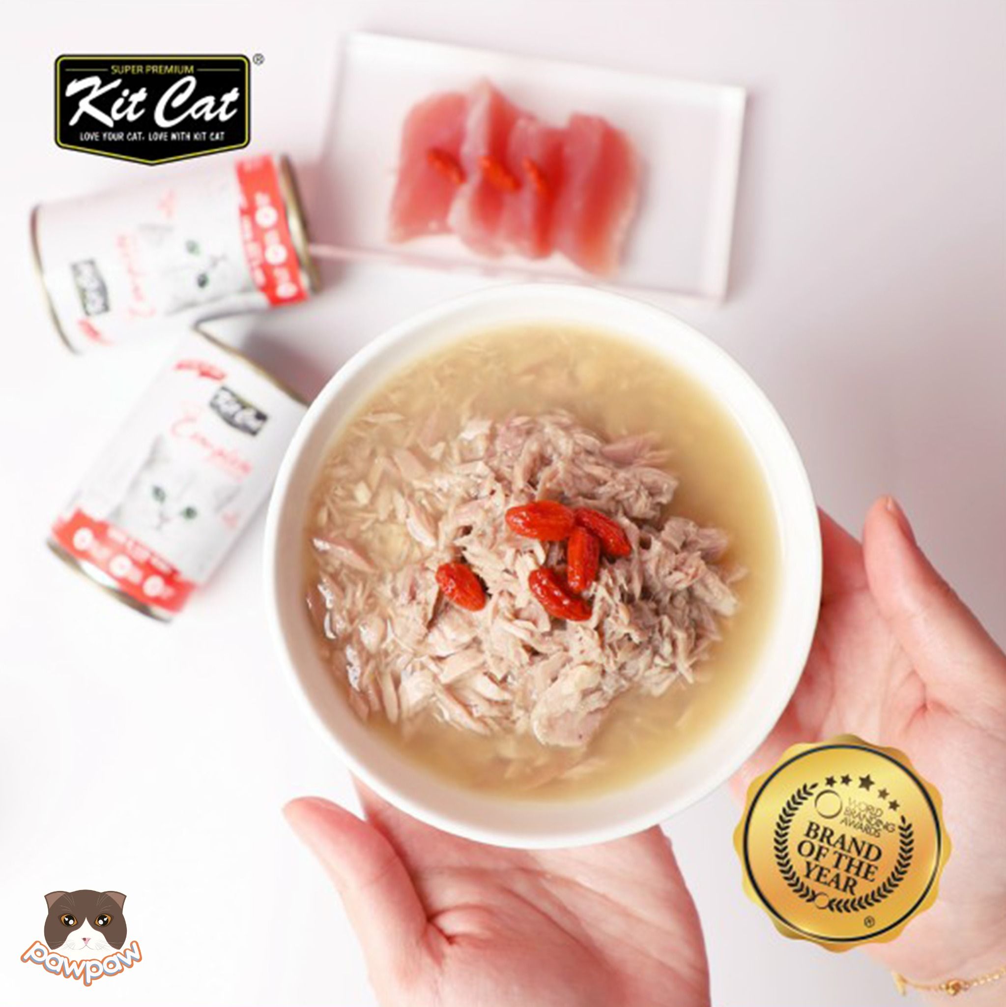Pate Kitcat Complete Cuisine lon 150g cho mèo