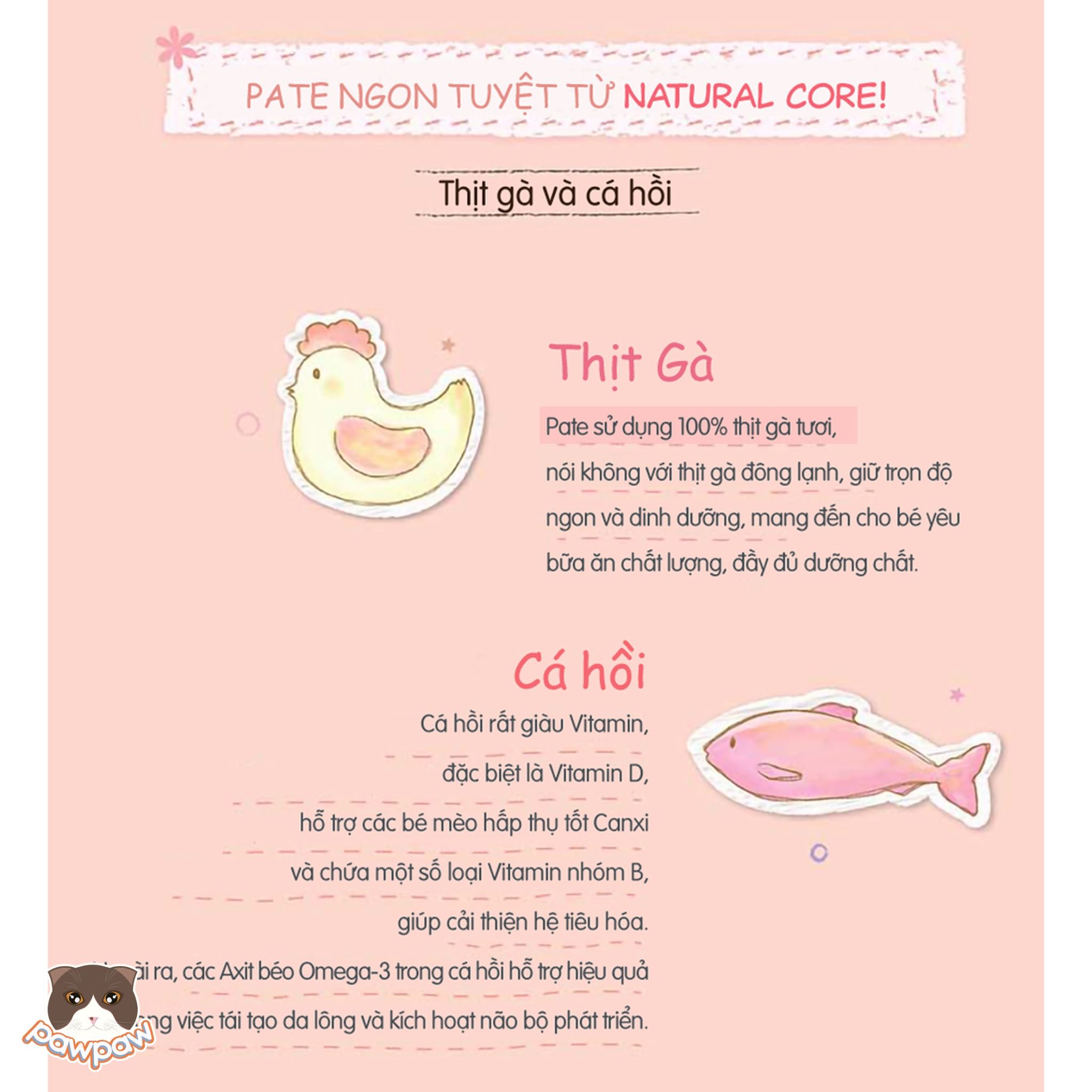 Pate Natural Core 30g cho mèo
