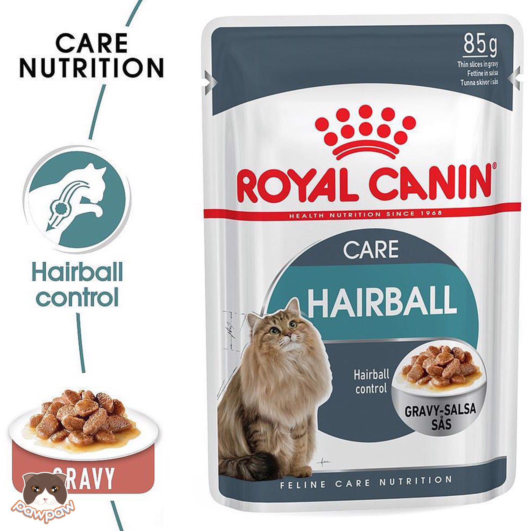  Pate hỗ trợ tiêu búi lông Royal Canin Hairball Care 85gr cho mèo 