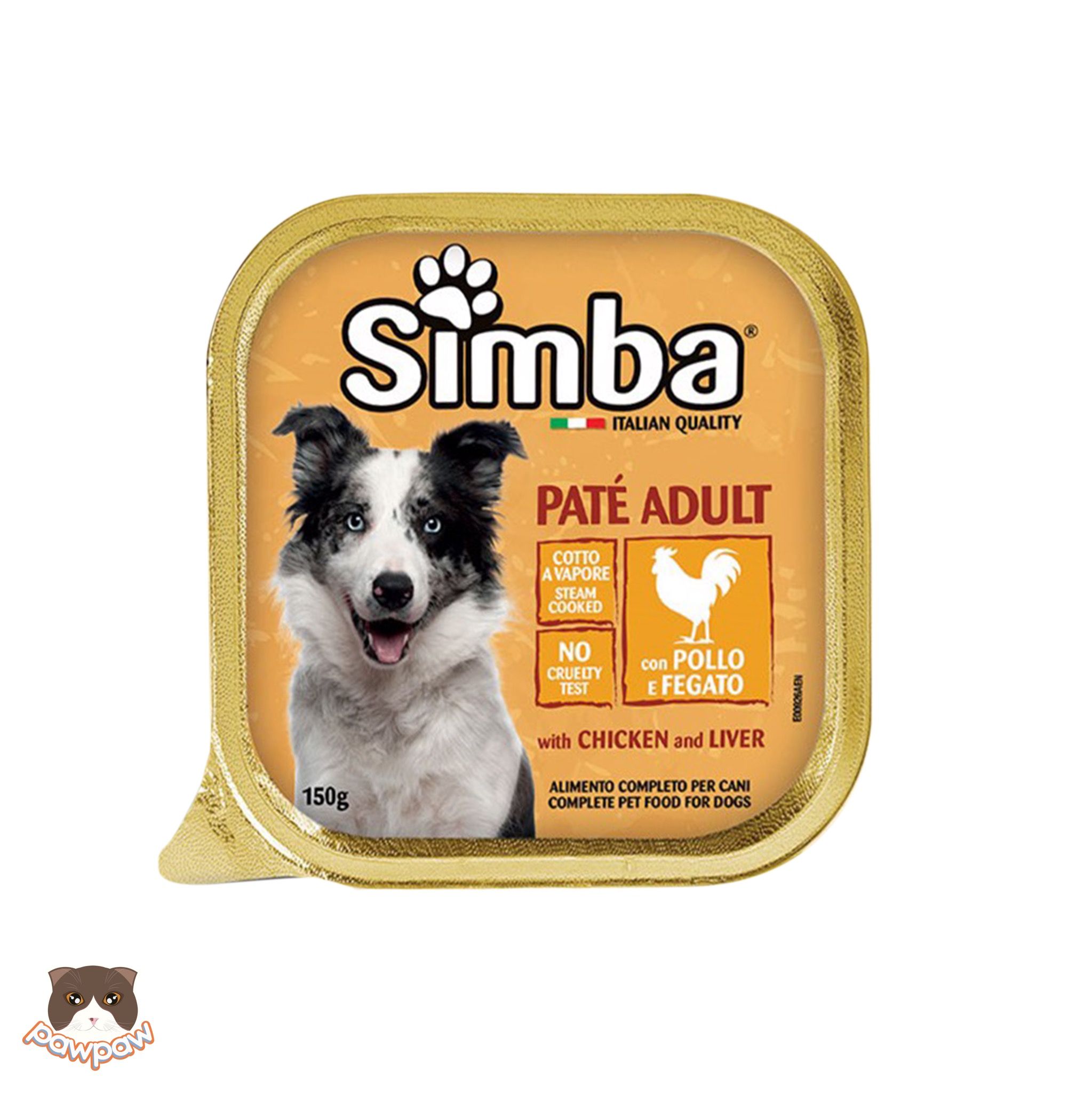  Pate Simba vị gà & gan cho chó 