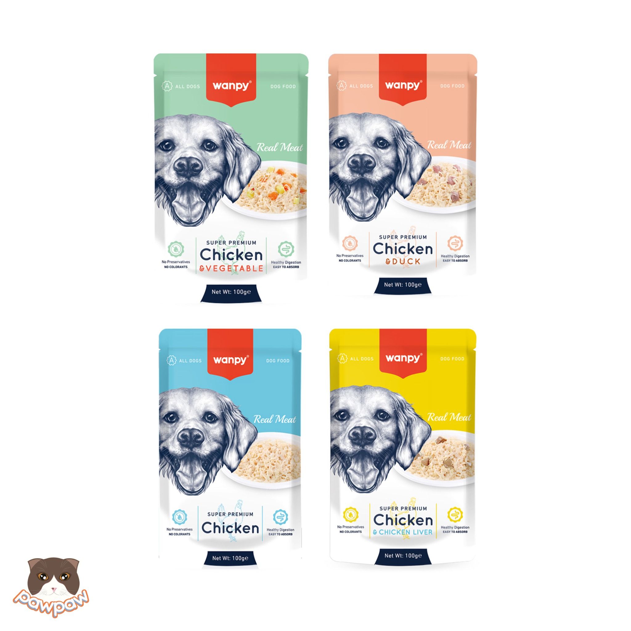 Pate Wanpy Super Premium 100g cho chó