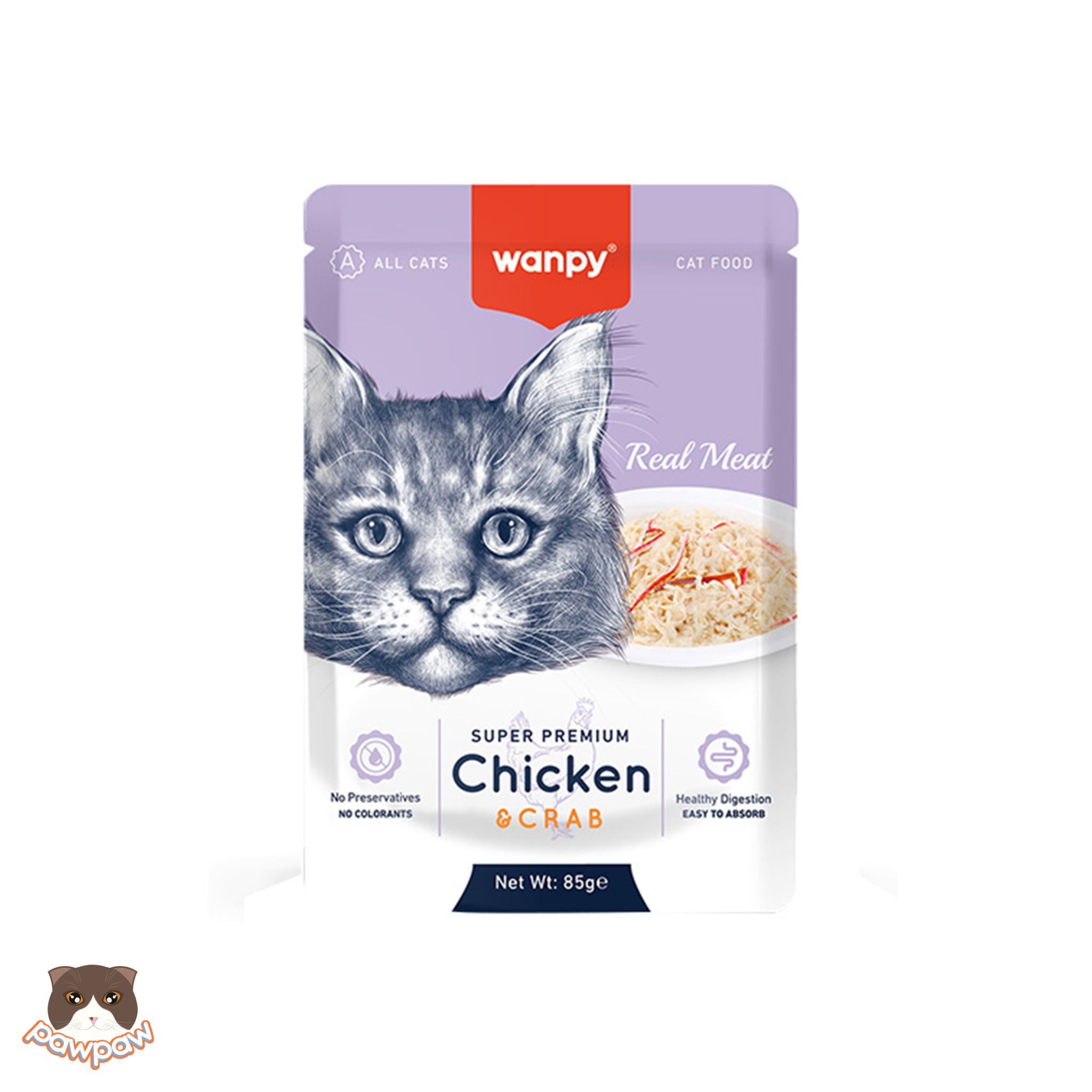 Pate Wanpy Premium 85g cho mèo