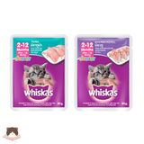  Pate Whiskas gói 80g cho mèo con 