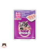  Pate Whiskas gói 80g cho mèo con 