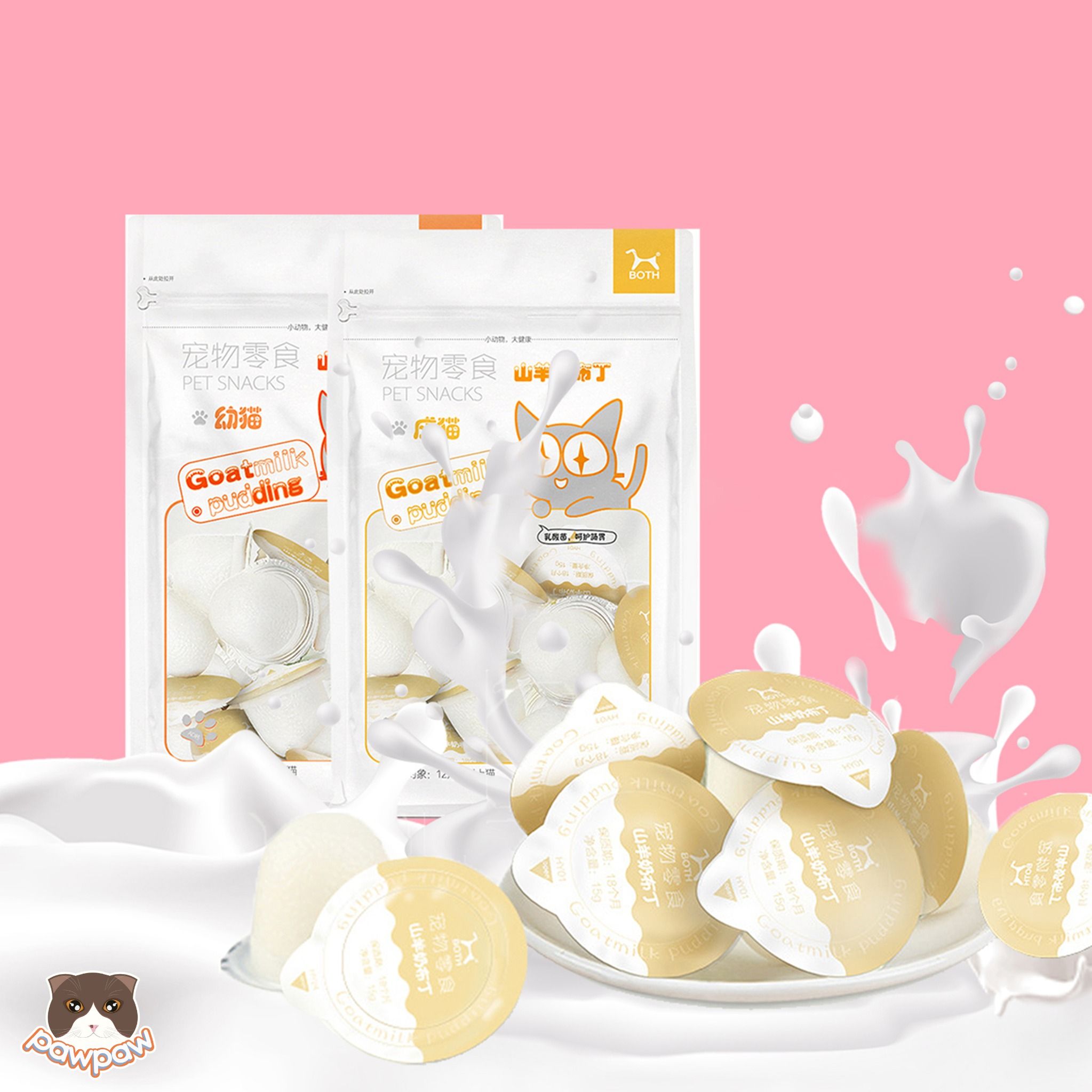 Pudding sữa dê Pet Snack gói 15 viên cho mèo