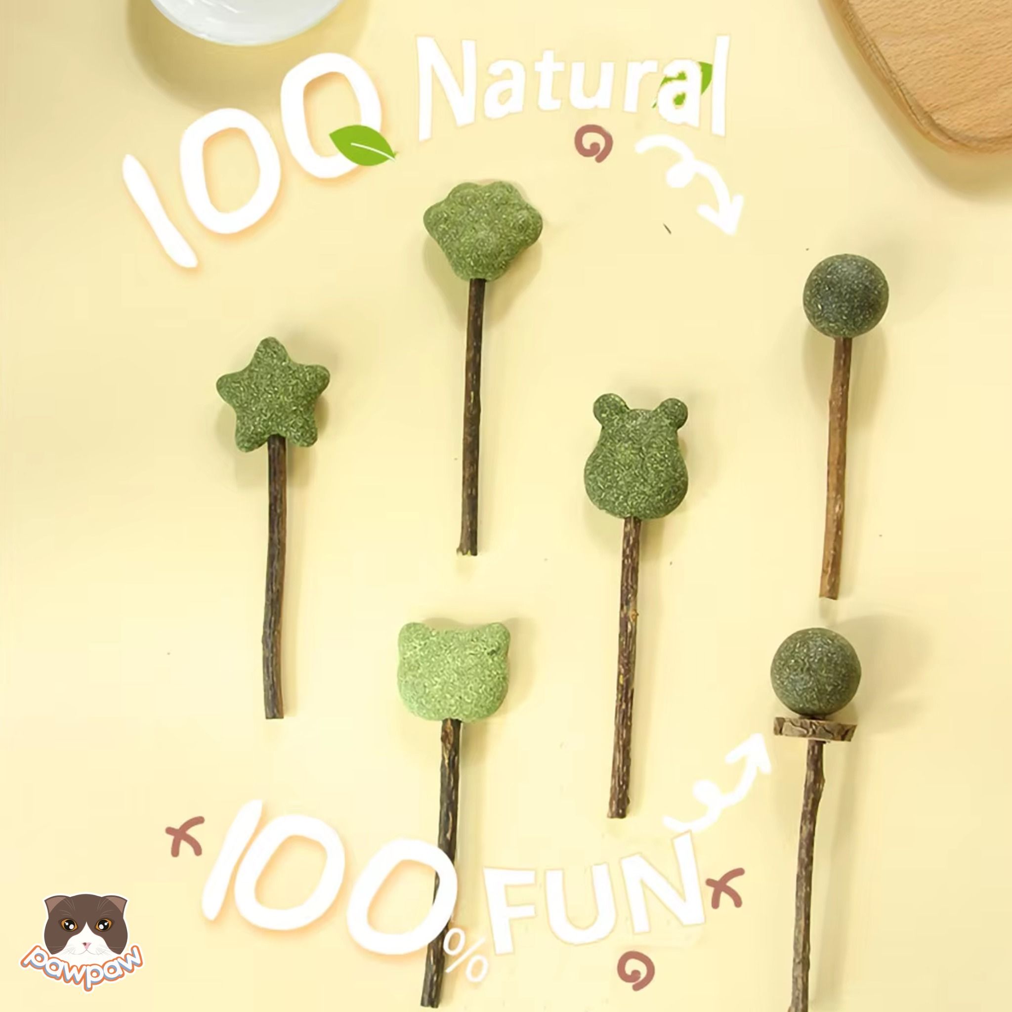 Kẹo mút cỏ mèo catnip