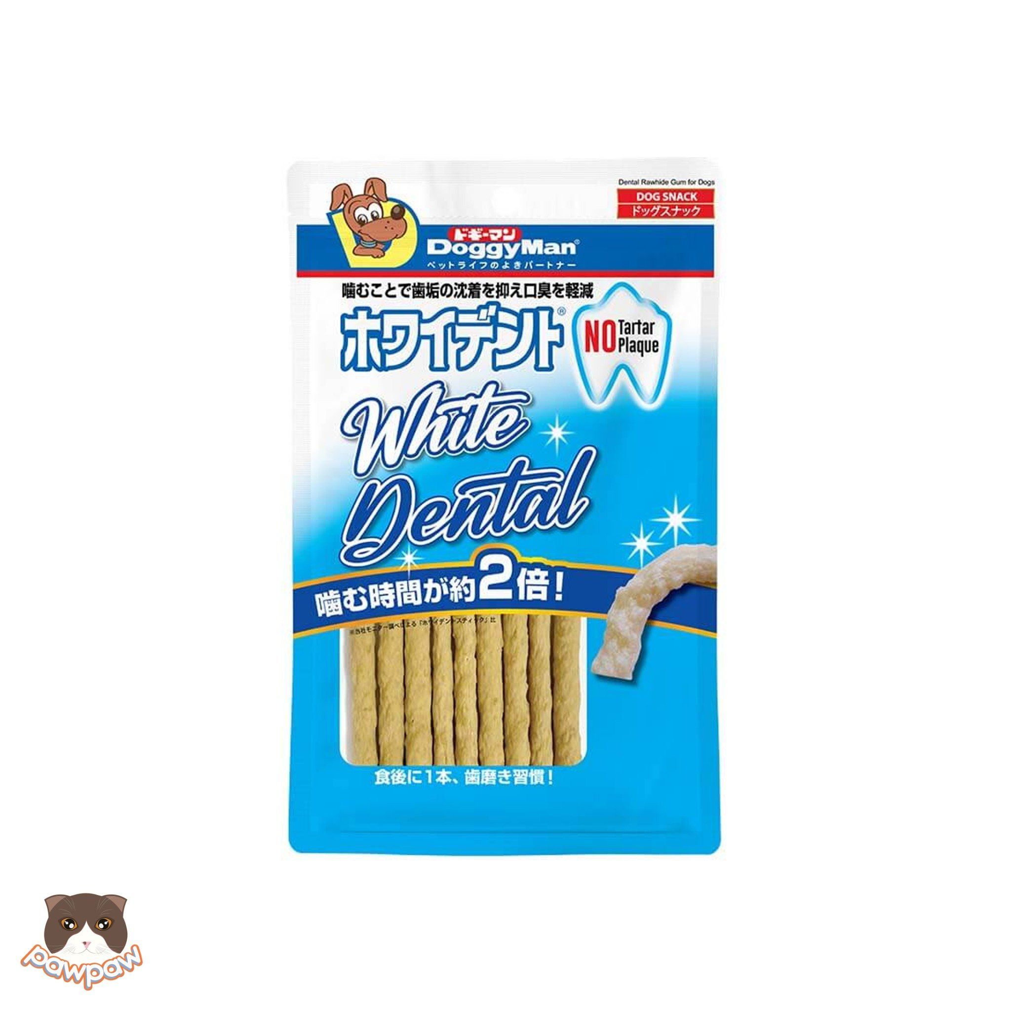 Que dai da bò sạch răng thơm miệng DoggyMan hương phô mai 120g cho chó